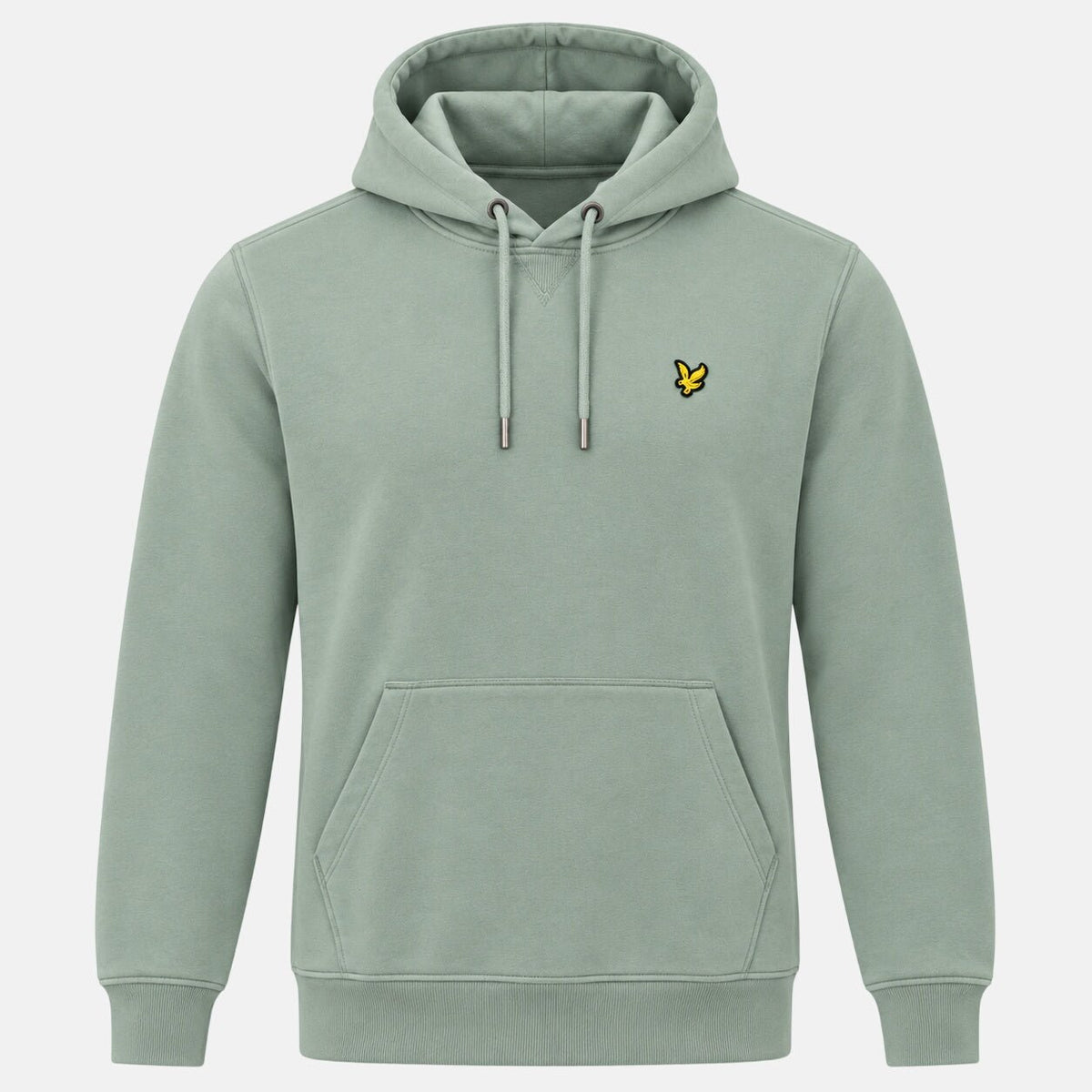 Lyle & Scott Heavyweight Loopback Hoodie Slate Shadow Grey | Northern Threads Designer Menswear