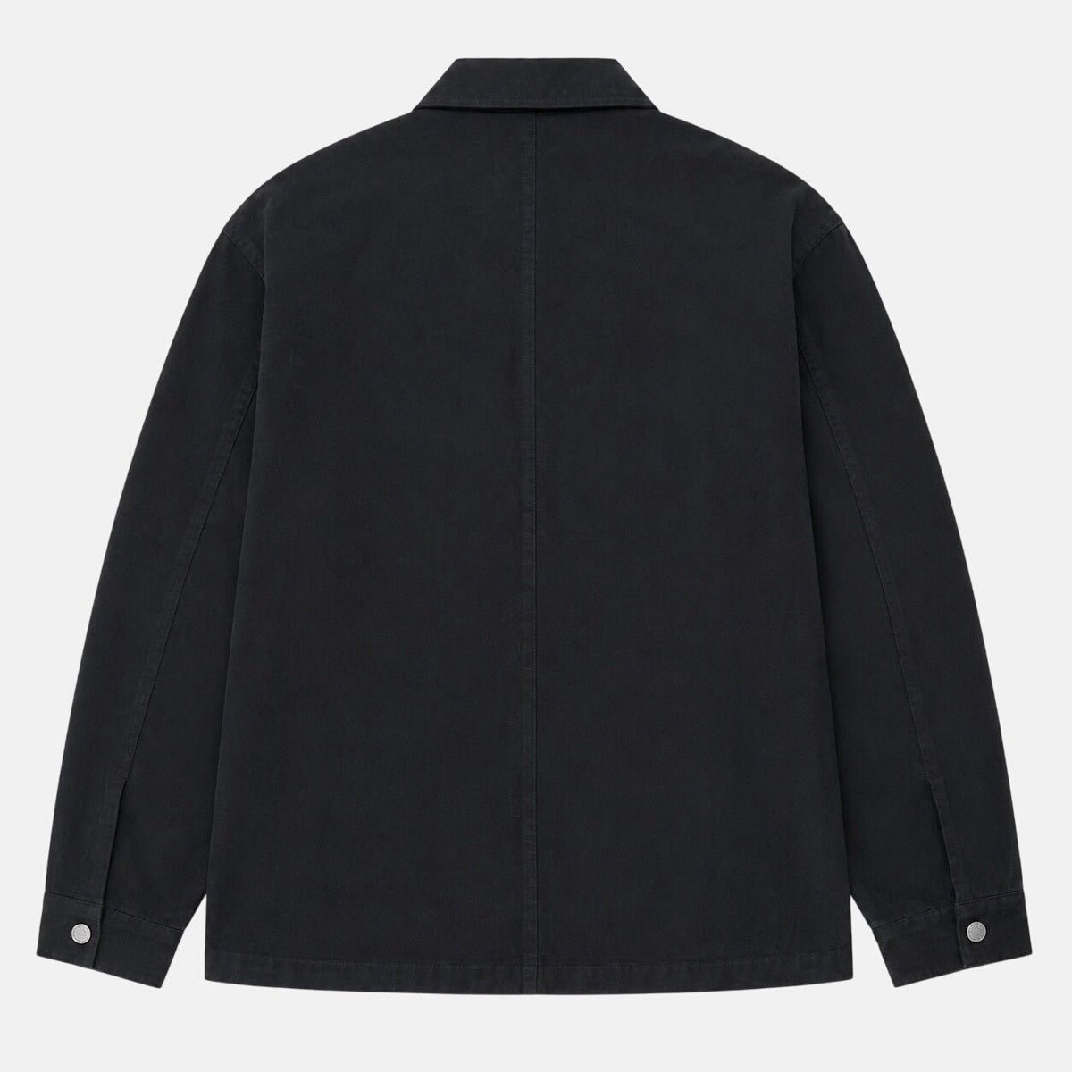Lyle & Scott Washed Overshirt Jet Black | Northern Threads Designer Menswear