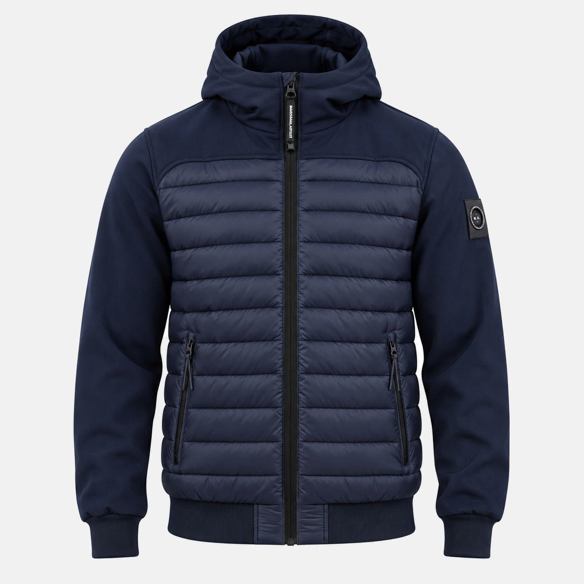 Marshall Artist Avondale Hybrid Jacket Navy | Northern Threads Designer Menswear