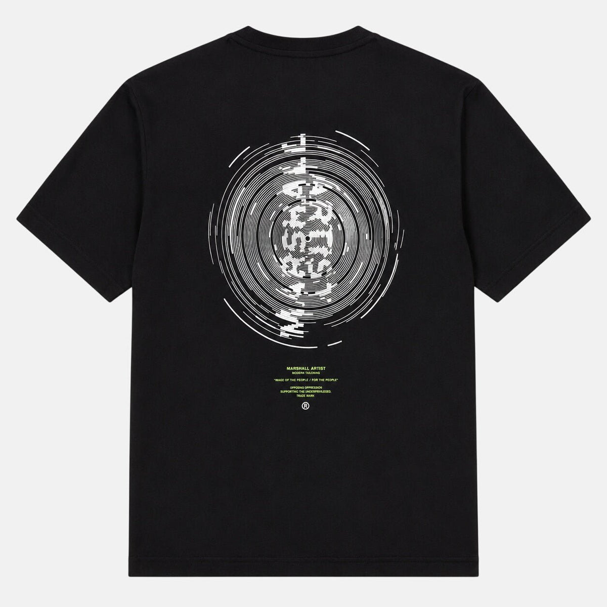 Marshall Artist Space Face T-Shirt Black | Northern Threads Designer Menswear