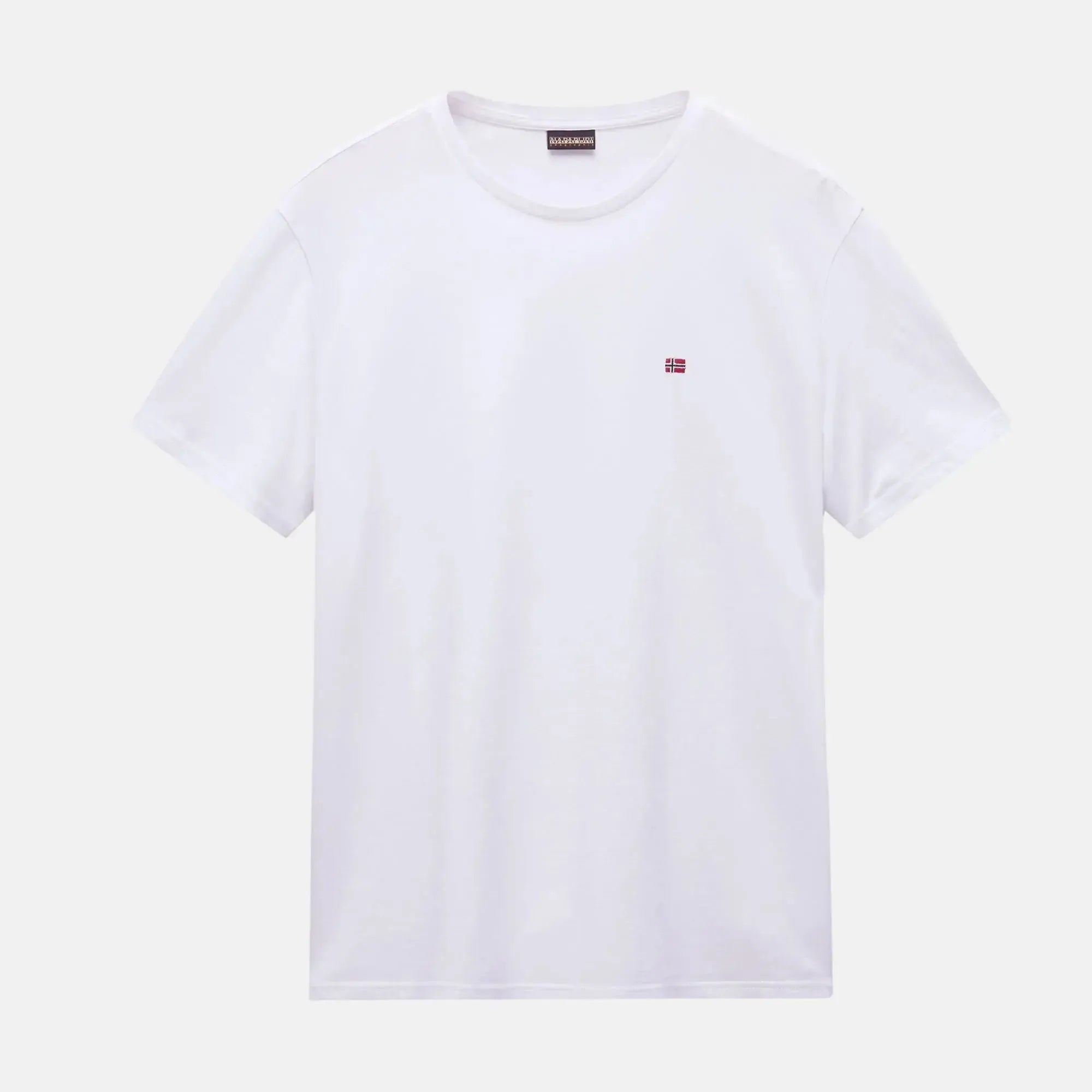 Napapijri Salis Sum T-Shirt White - SPR558-M - northern threads uk