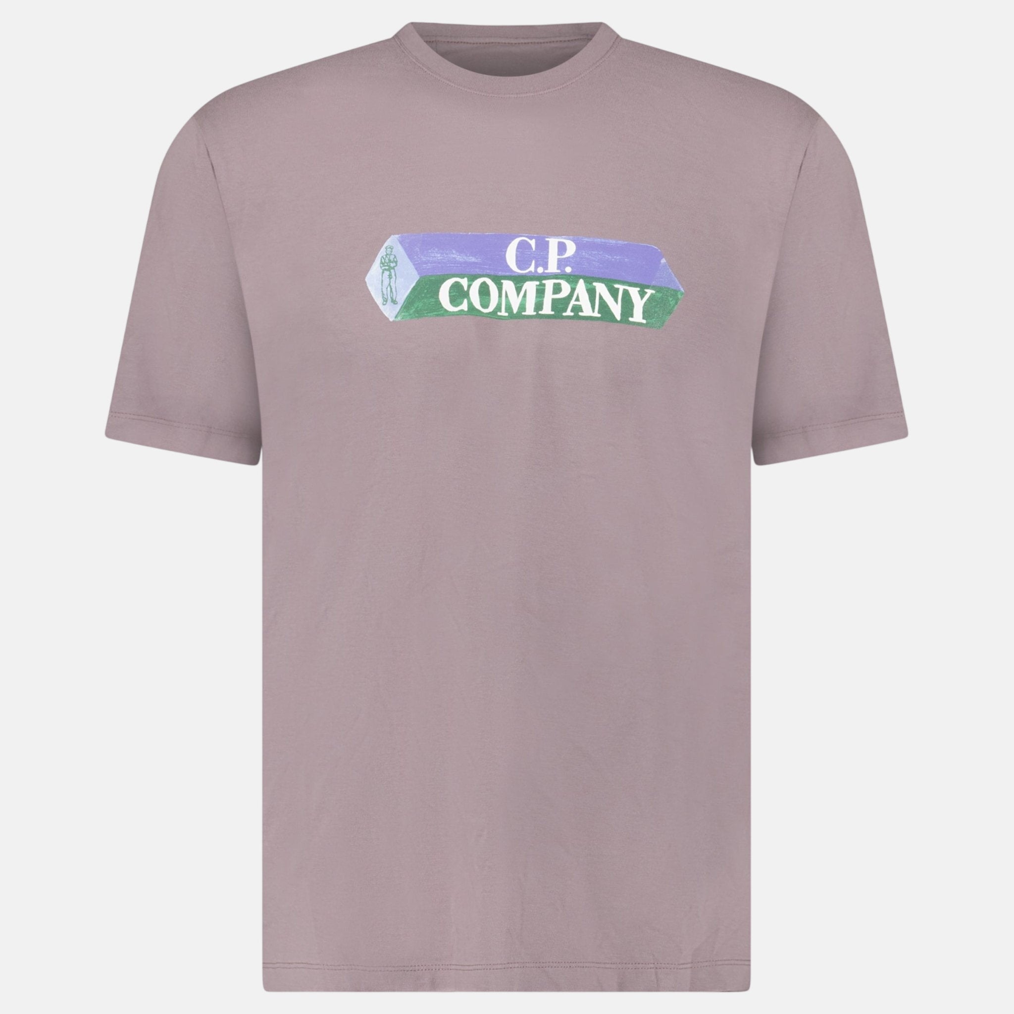 CP Company Cotton-Jersey T-Shirt Purple Dove