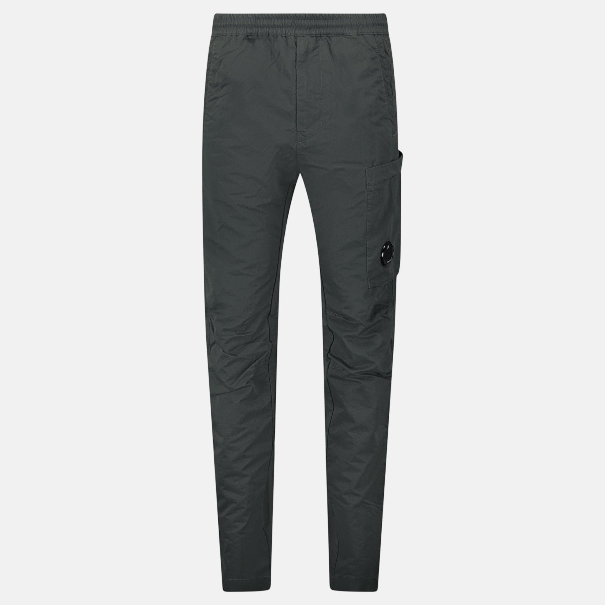 CP Company Diagonal Flatt Nylon Regular Cargo Pants Grey