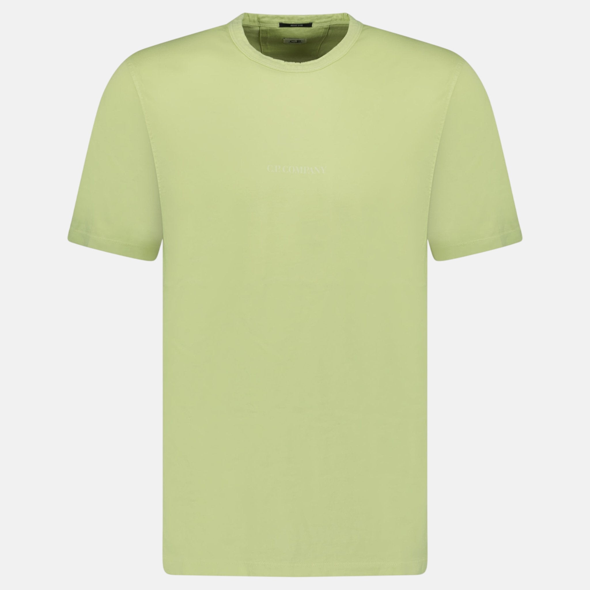 CP Company 24/1 Jersey Logo T-Shirt White Pear