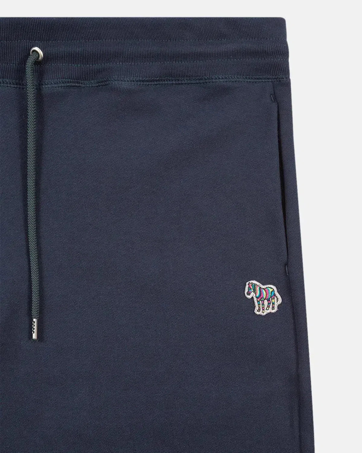 PAUL SMITH-PAUL SMITH PS TAPERED FIT COTTON ZEBRA LOGO SWEATPANTS DARK NAVY-NORTHERN THREADS DESIGNER MENSWEAR