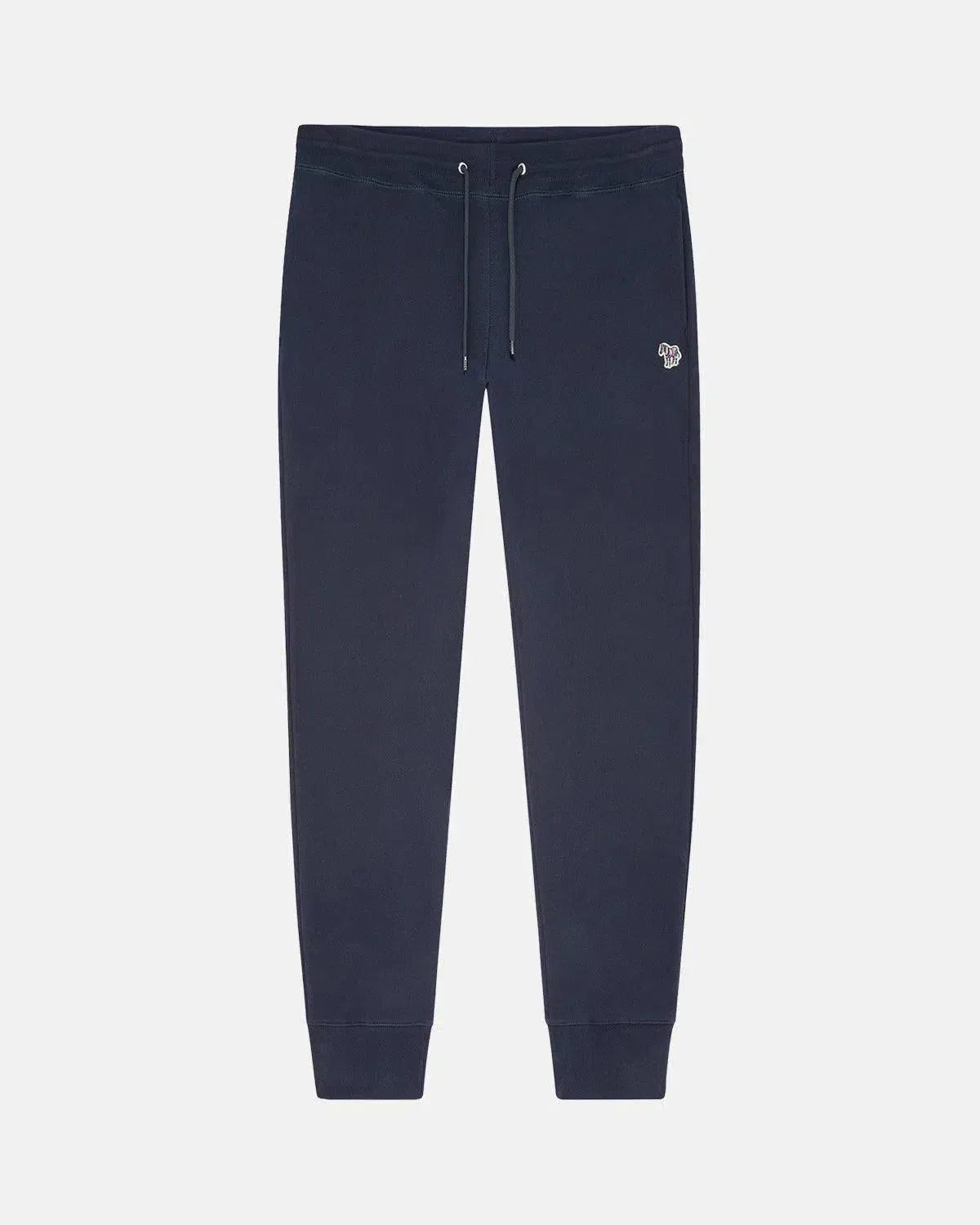 PAUL SMITH-PAUL SMITH PS TAPERED FIT COTTON ZEBRA LOGO SWEATPANTS DARK NAVY-NORTHERN THREADS DESIGNER MENSWEAR