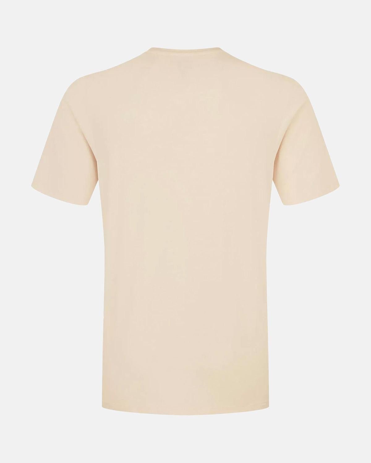 RAB NEXUS STANCE LOGO ORGANIC T - SHIRT ECRU - RAB-QCB-08-ECR-S - northern threads uk