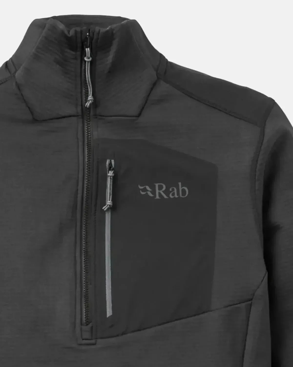 RAB-RAB ASCENDOR PULL-ON 1/4 ZIP FLEECE BLACK-NORTHERN THREADS DESIGNER MENSWEAR