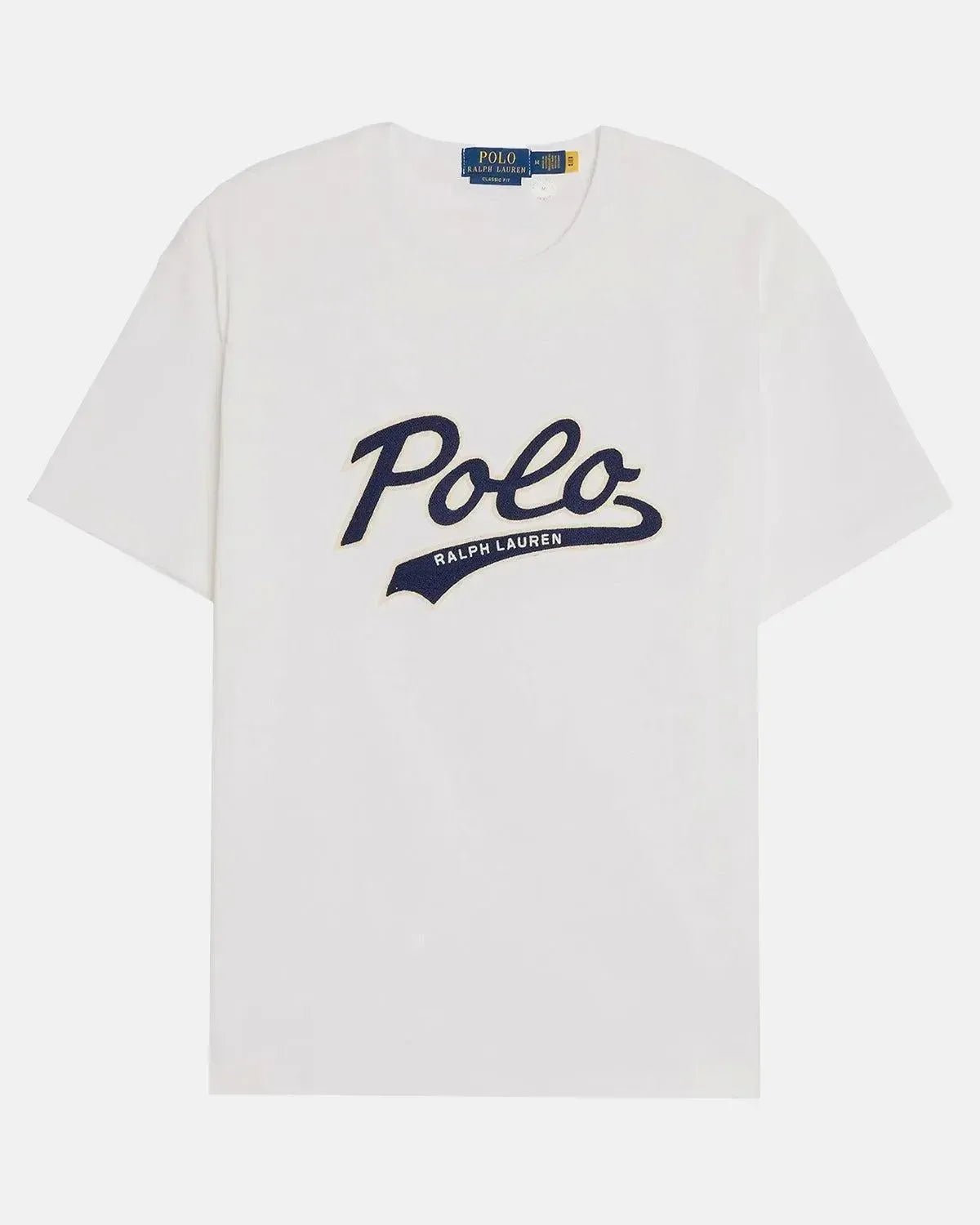 RALPH LAUREN CLASSIC FIT POLO SWOOSH T - SHIRT WHITE - RALPH-LAUREN-710964477-001-S - northern threads uk