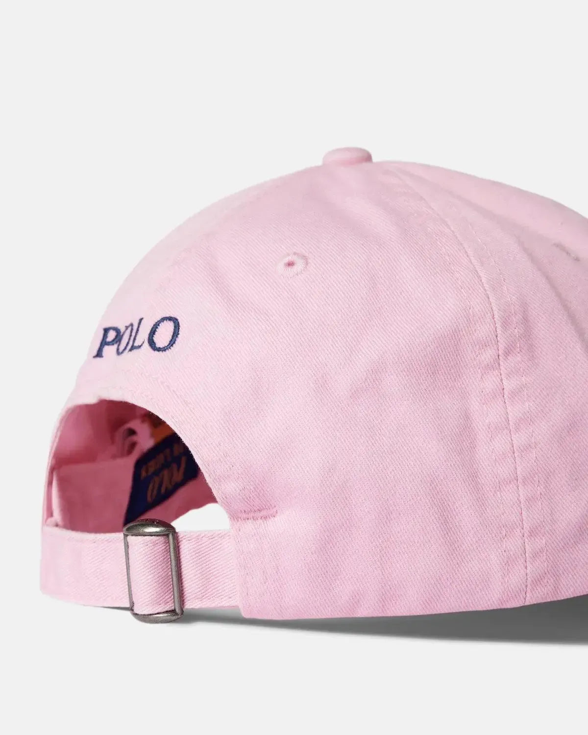 RALPH LAUREN-COTTON CHINO BASEBALL CAP CARMEL PINK-NORTHERN THREADS DESIGNER MENSWEAR