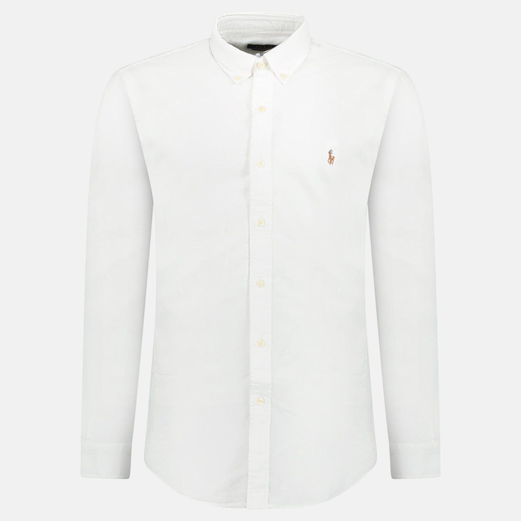 Ralph Lauren Custom Fit Oxford Shirt White - O11 - northern threads uk