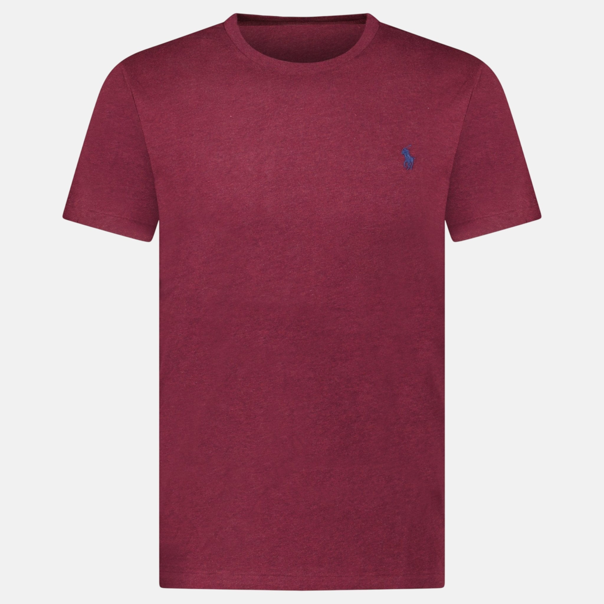 Ralph Lauren Custom Slim Fit T-Shirt Burgundy - B33 - northern threads uk