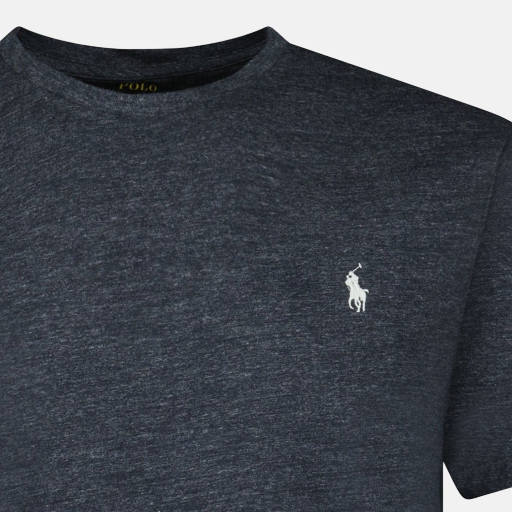 Ralph Lauren Logo T-Shirt Heather Black - northern threads