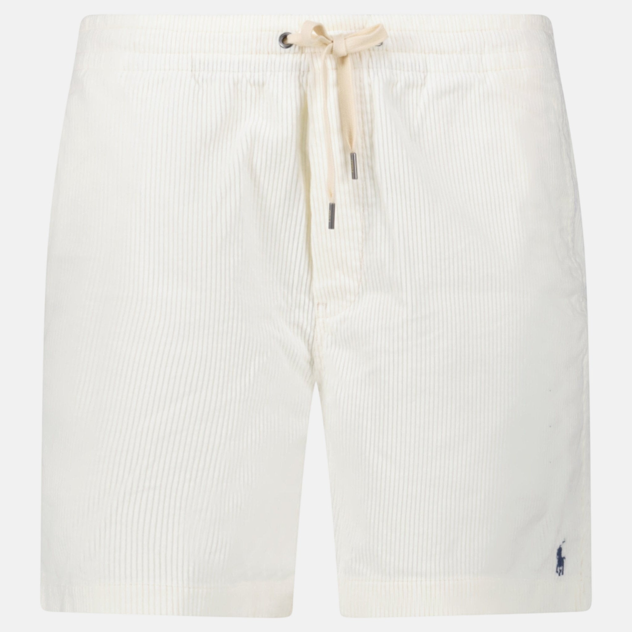 Ralph Lauren Prepster Corduroy Shorts White - A22 - northern threads uk