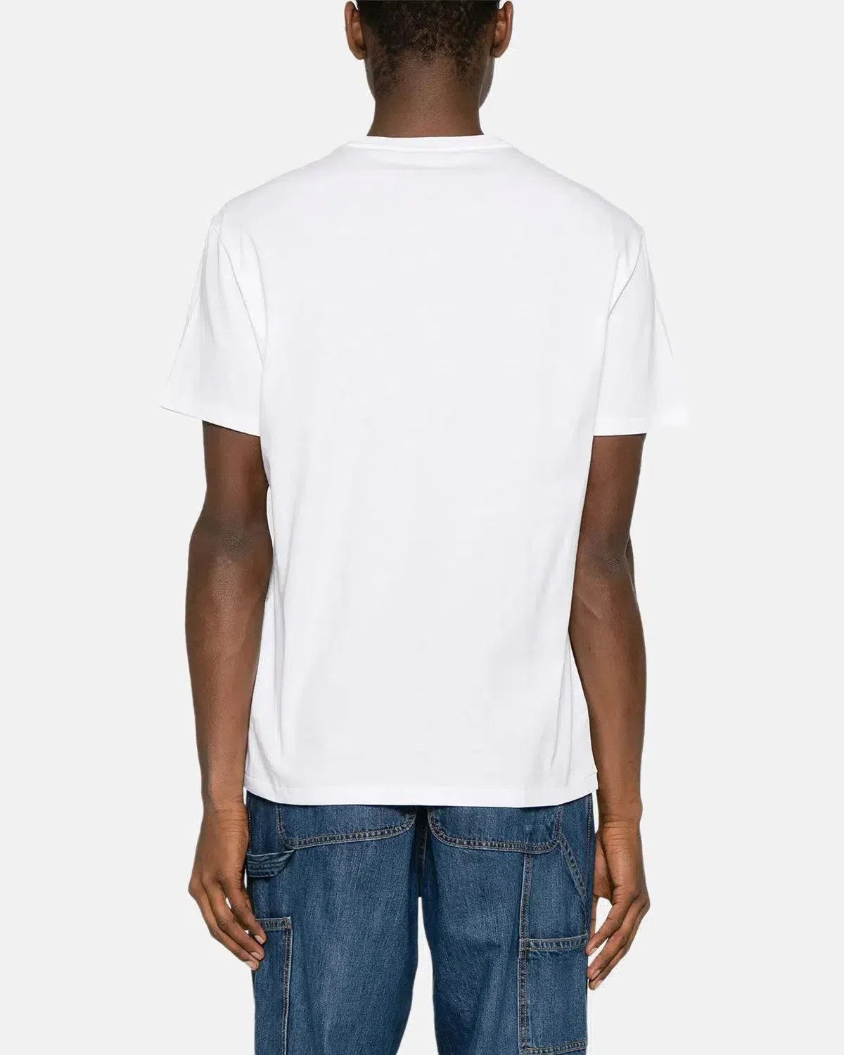 RALPH LAUREN-RALPH LAUREN CLASSIC FIT EMBROIDERED LOGO T-SHIRT WHITE-NORTHERN THREADS DESIGNER MENSWEAR