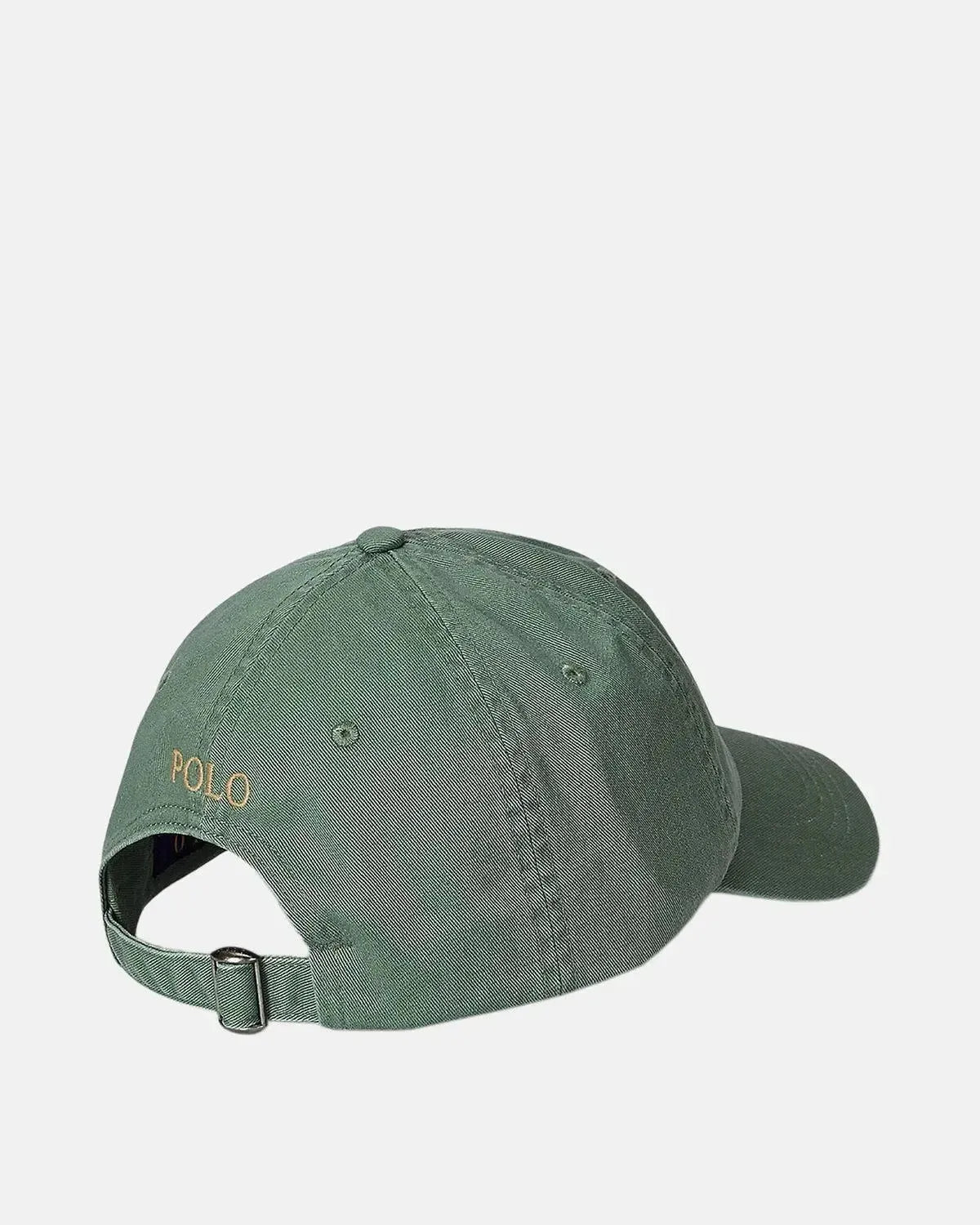 RALPH LAUREN-RALPH LAUREN COTTON CHINO BASEBALL CAP FATIGUE-NORTHERN THREADS DESIGNER MENSWEAR