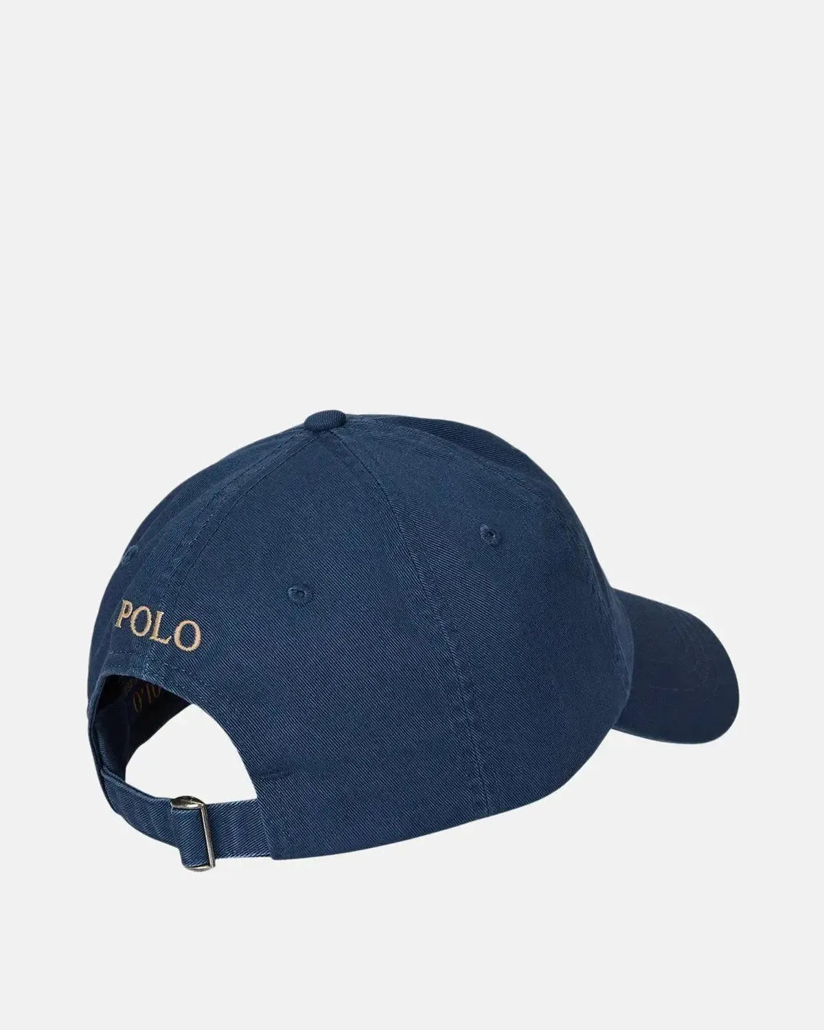 RALPH LAUREN-RALPH LAUREN COTTON CHINO BASEBALL CAP RUSTIC NAVY-NORTHERN THREADS DESIGNER MENSWEAR