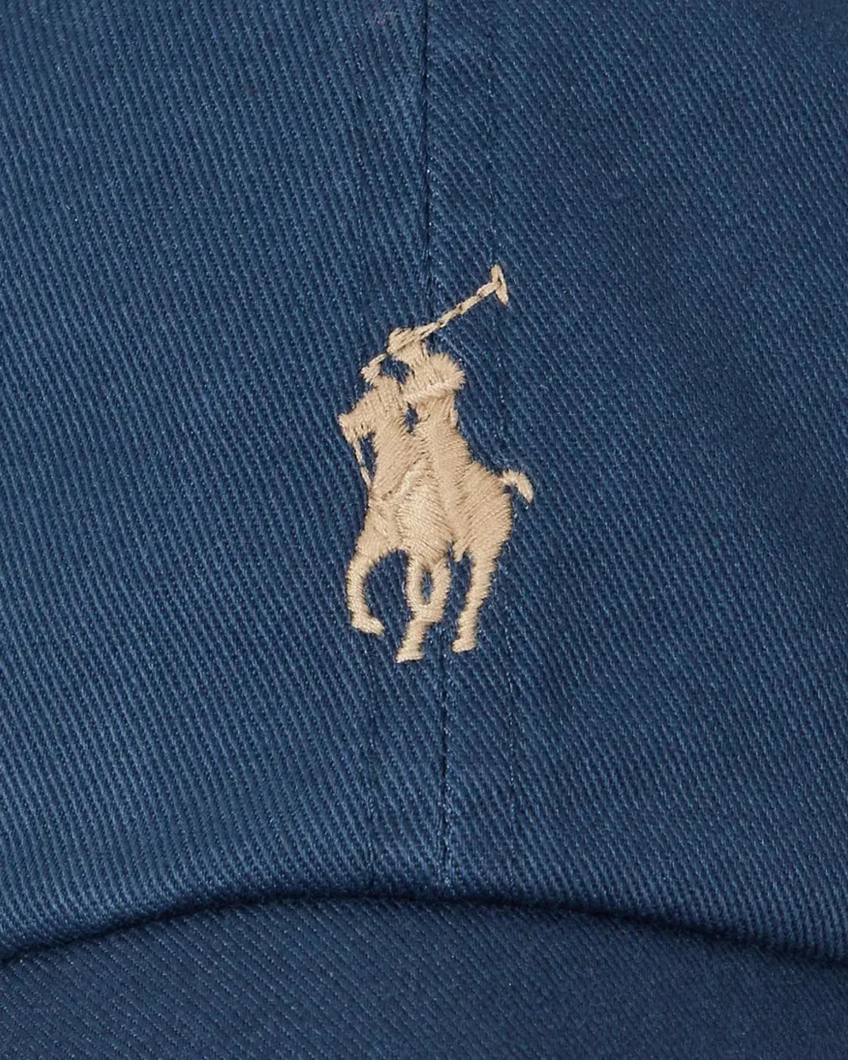 RALPH LAUREN-RALPH LAUREN COTTON CHINO BASEBALL CAP RUSTIC NAVY-NORTHERN THREADS DESIGNER MENSWEAR