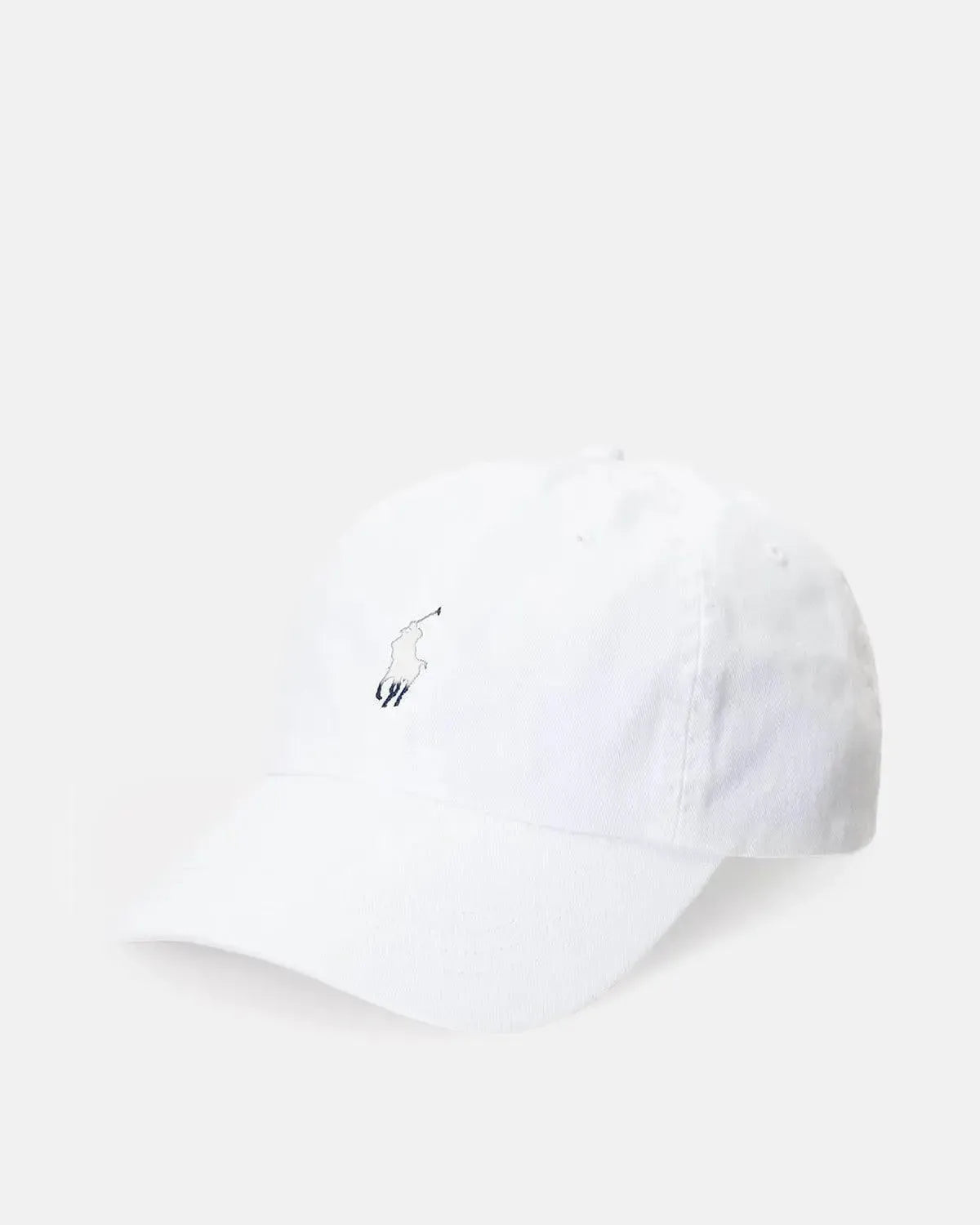 RALPH LAUREN-RALPH LAUREN COTTON CHINO BASEBALL CAP WHITE-NORTHERN THREADS DESIGNER MENSWEAR