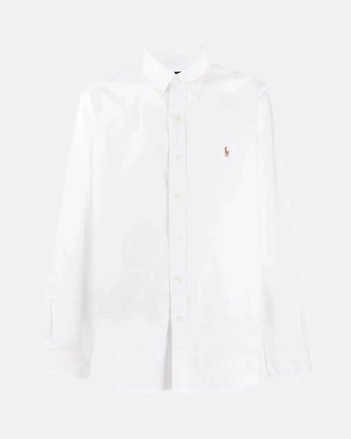 RALPH LAUREN-RALPH LAUREN CUSTOM FIT OXFORD SHIRT WHITE-NORTHERN THREADS DESIGNER MENSWEAR