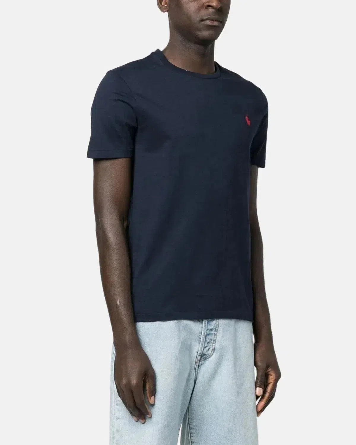 RALPH LAUREN-RALPH LAUREN CUSTOM SLIM FIT JERSEY T-SHIRT INK-NORTHERN THREADS DESIGNER MENSWEAR