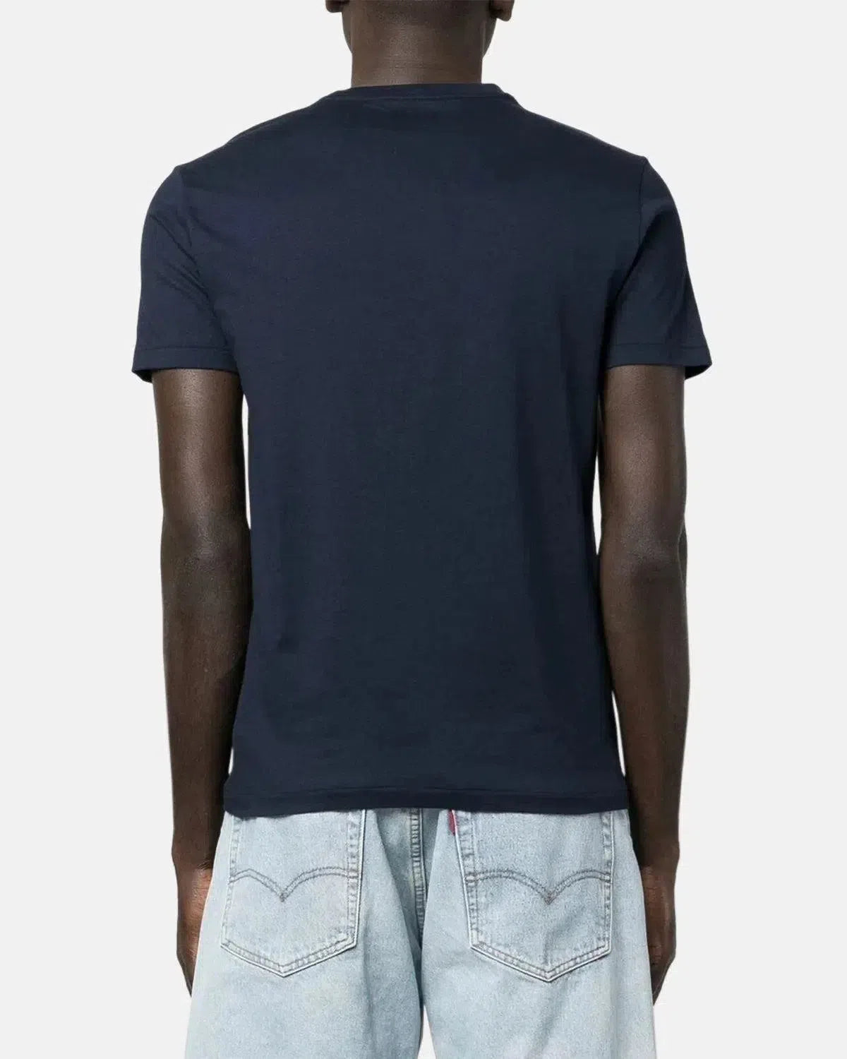 RALPH LAUREN-RALPH LAUREN CUSTOM SLIM FIT JERSEY T-SHIRT INK-NORTHERN THREADS DESIGNER MENSWEAR