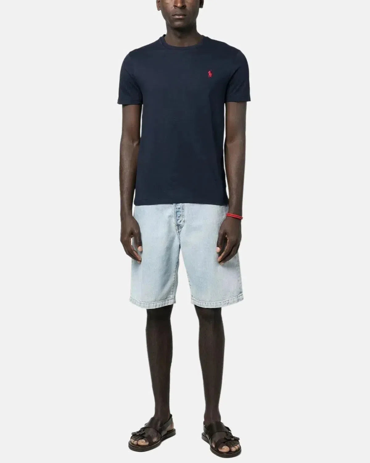 RALPH LAUREN-RALPH LAUREN CUSTOM SLIM FIT JERSEY T-SHIRT INK-NORTHERN THREADS DESIGNER MENSWEAR