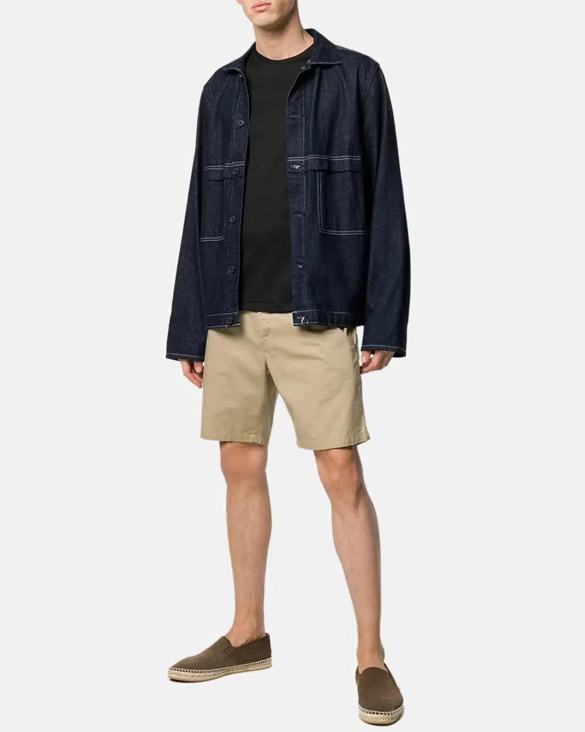 RALPH LAUREN-RALPH LAUREN CUSTOM SLIM FIT SOFT COTTON T-SHIRT BLACK-NORTHERN THREADS DESIGNER MENSWEAR