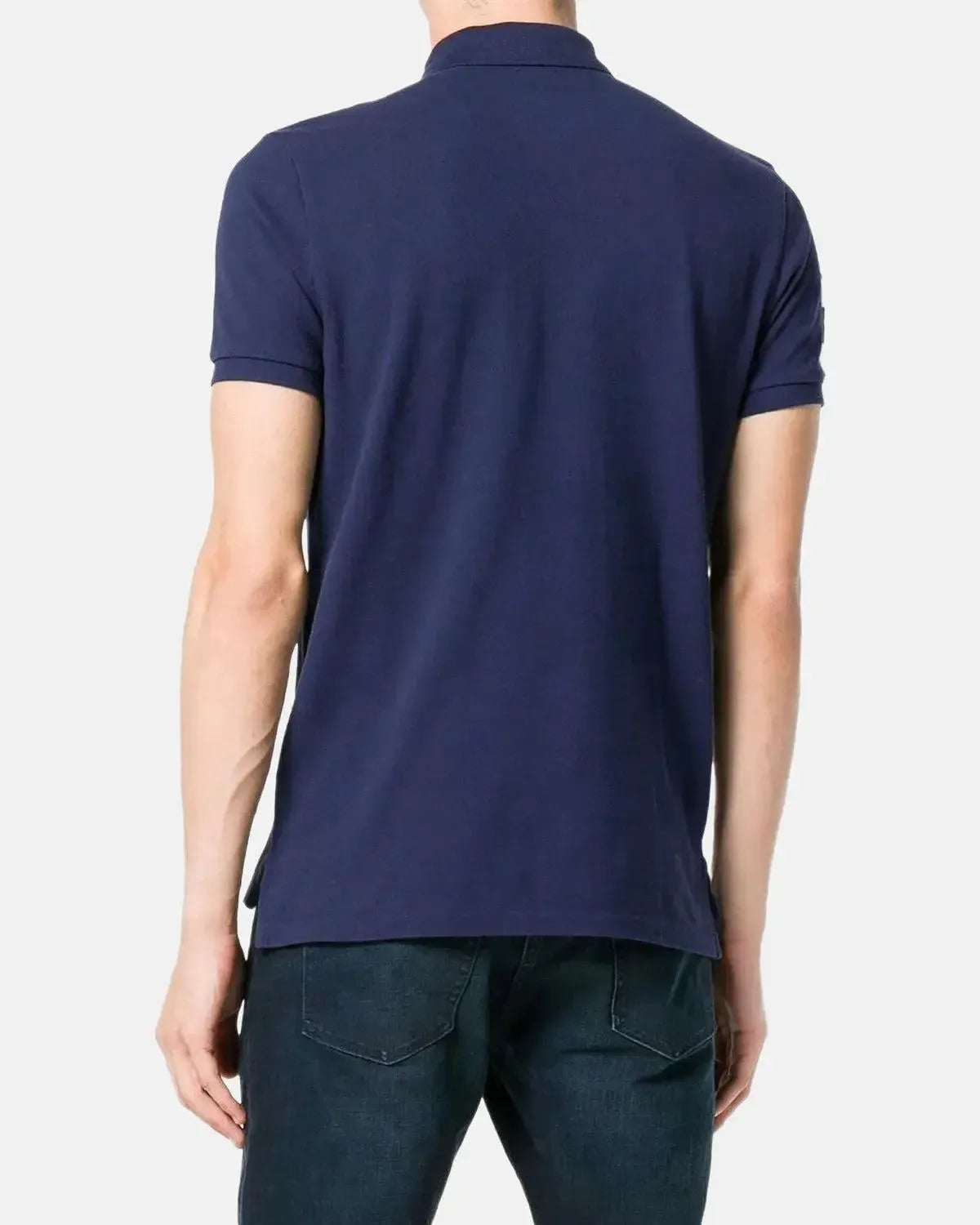 RALPH LAUREN-RALPH LAUREN CUSTOM SLIM FIT TEAM POLO SHIRT NEWPORT NAVY-NORTHERN THREADS DESIGNER MENSWEAR