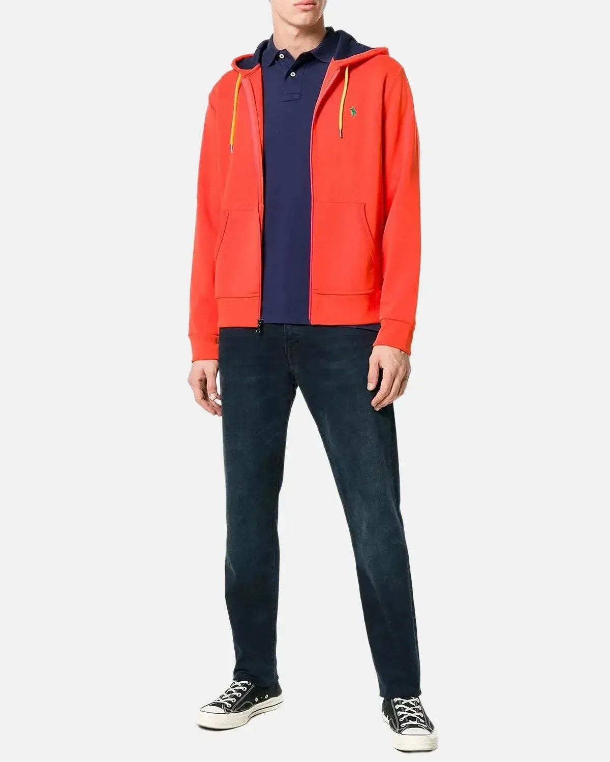 RALPH LAUREN-RALPH LAUREN CUSTOM SLIM FIT TEAM POLO SHIRT NEWPORT NAVY-NORTHERN THREADS DESIGNER MENSWEAR