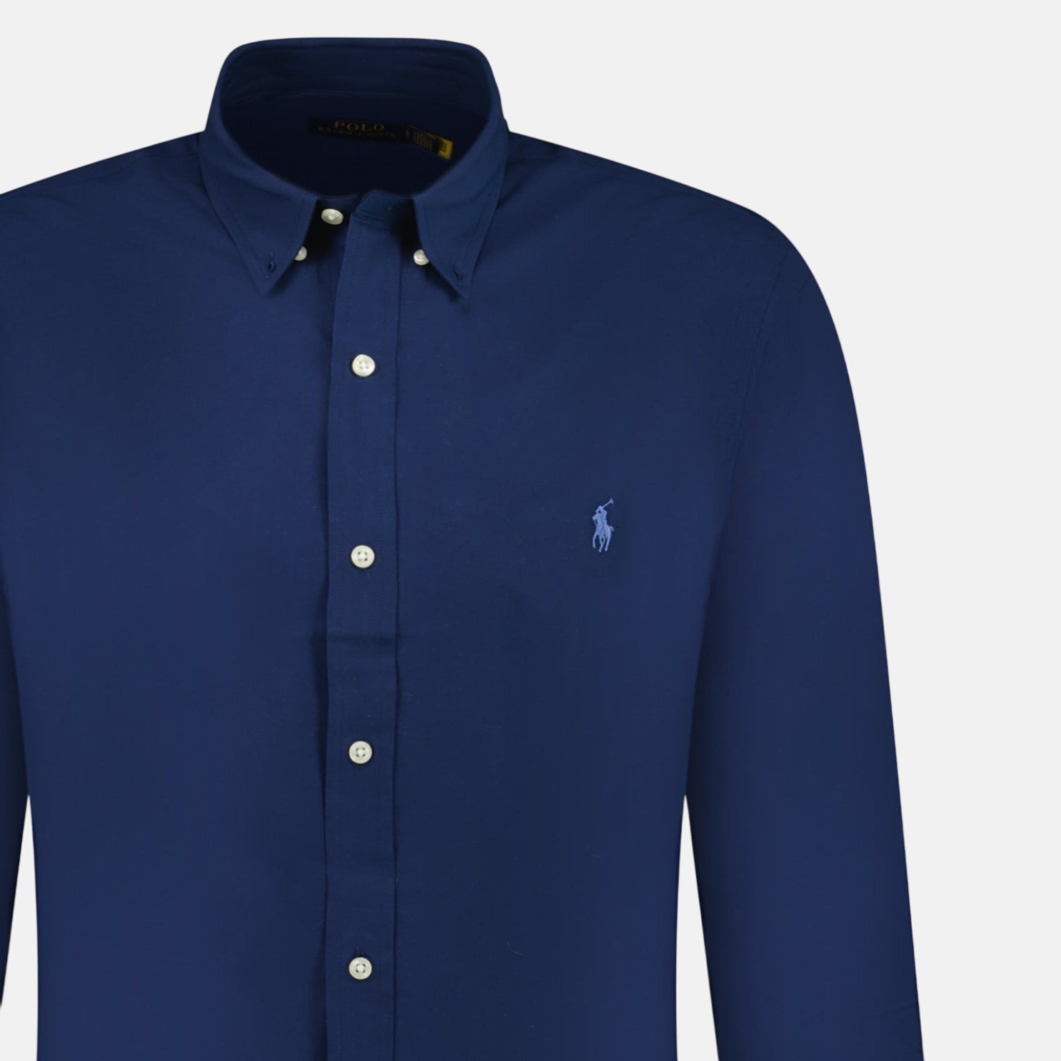 Ralph Lauren Slim Fit Stretch Oxford Shirt Navy - sku-56328319566205 - northern threads uk