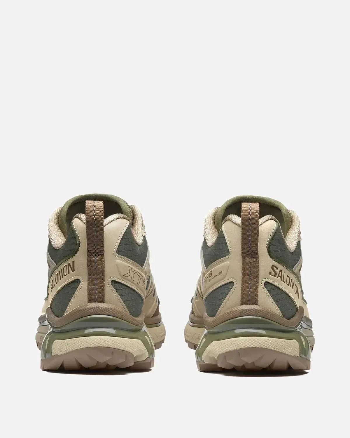 SALOMON-SALOMON XT-6 EXPANSE SNEAKERS DEEP LICHEN GREEN CEMENT-NORTHERN THREADS DESIGNER MENSWEAR