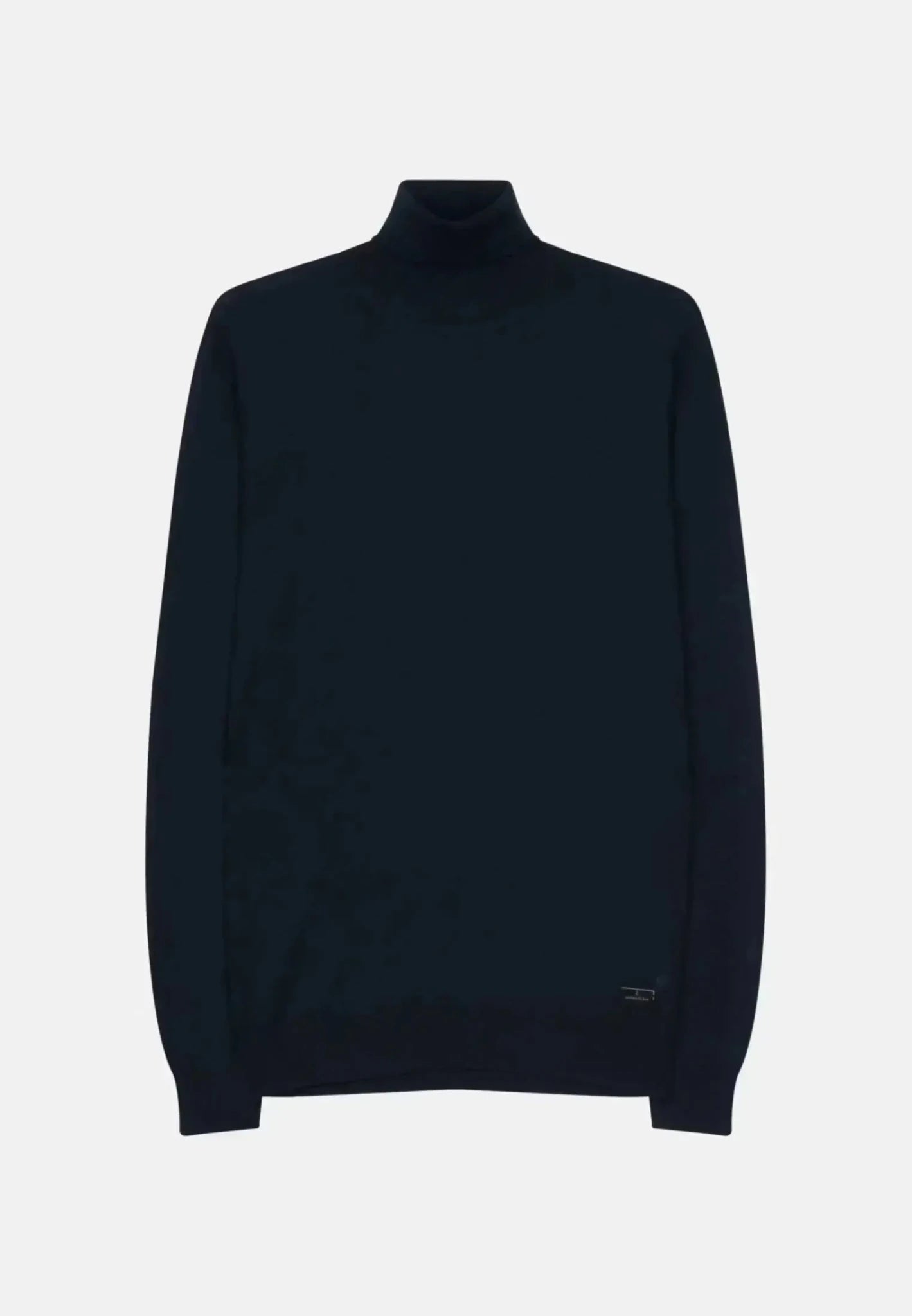 Seidensticker Merino Wool Roll Neck Knit Dark Blue - 01.251580-19-S - northern threads uk