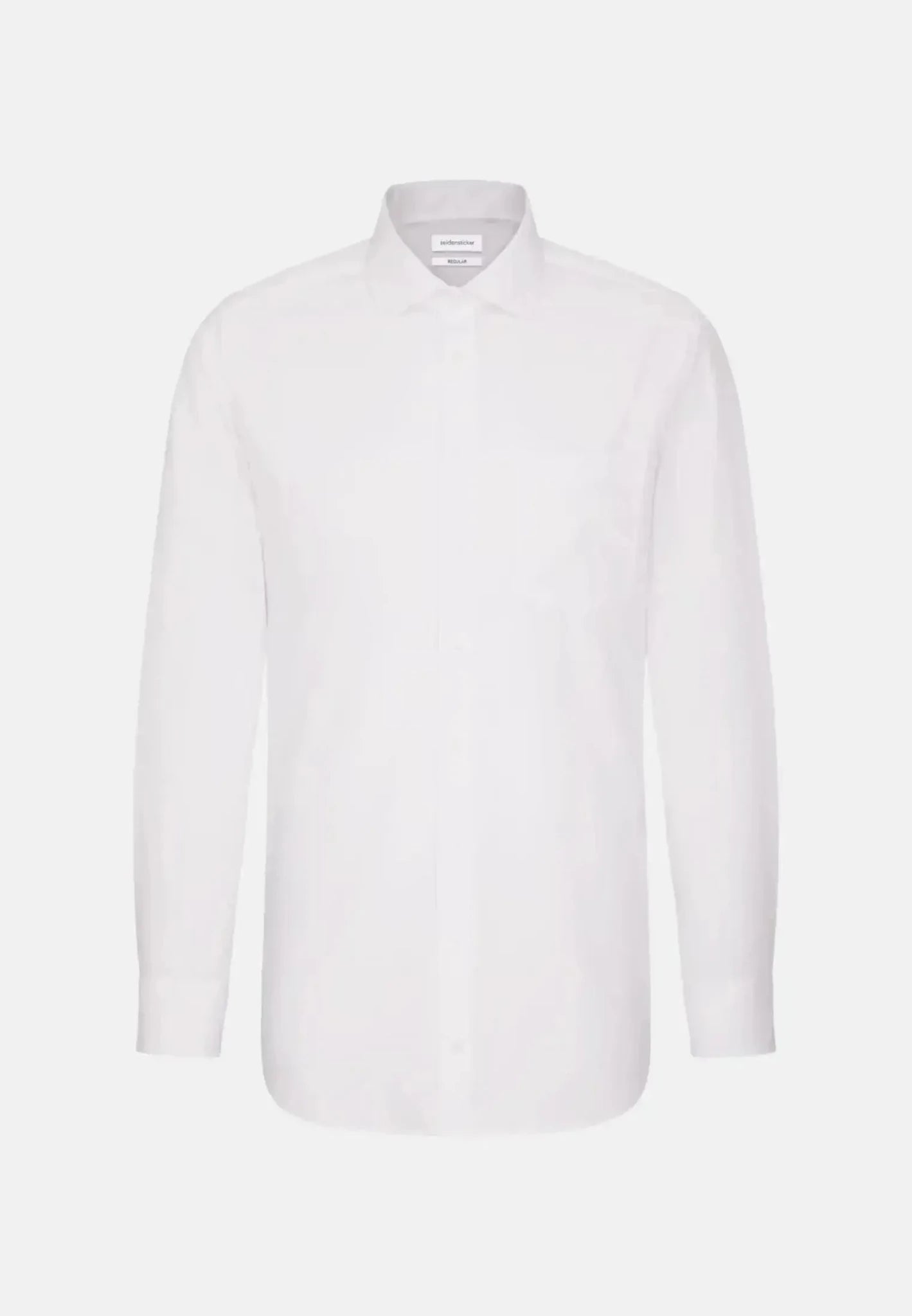 Seidensticker Regular Fit Easy Iron Kent Collar Business Shirt White - 01.003000-01-38 - northern threads uk