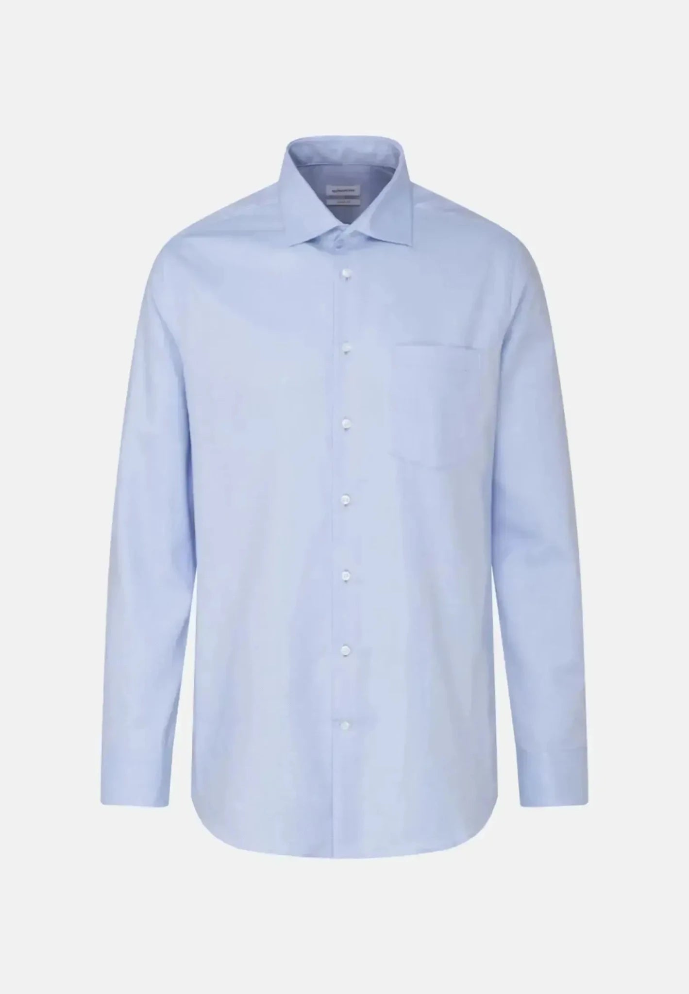Seidensticker Regular Fit No Iron Kent Collar Business Shirt Light Blue - 01.153690-12-38 - northern threads uk