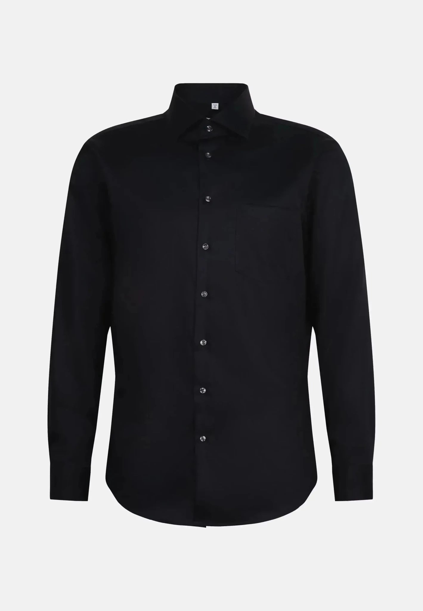 Seidensticker Regular Fit No Iron New Kent Business Shirt Black - 01.143510-39-38 - northern threads uk