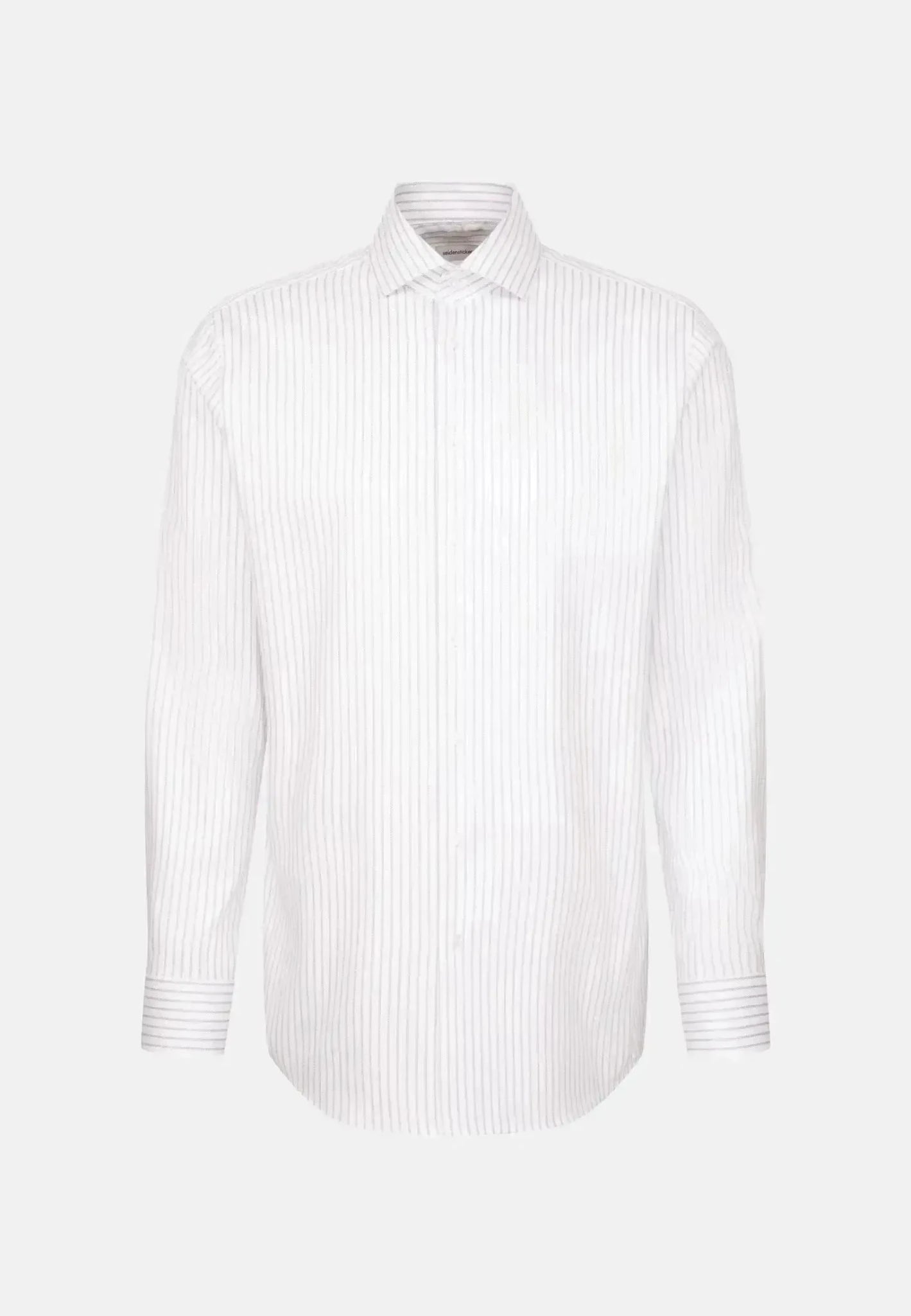 Seidensticker Regular Fit No Iron Spread Kent Striped Business Shirt Light Blue - 01.146117-13-38 - northern threads uk