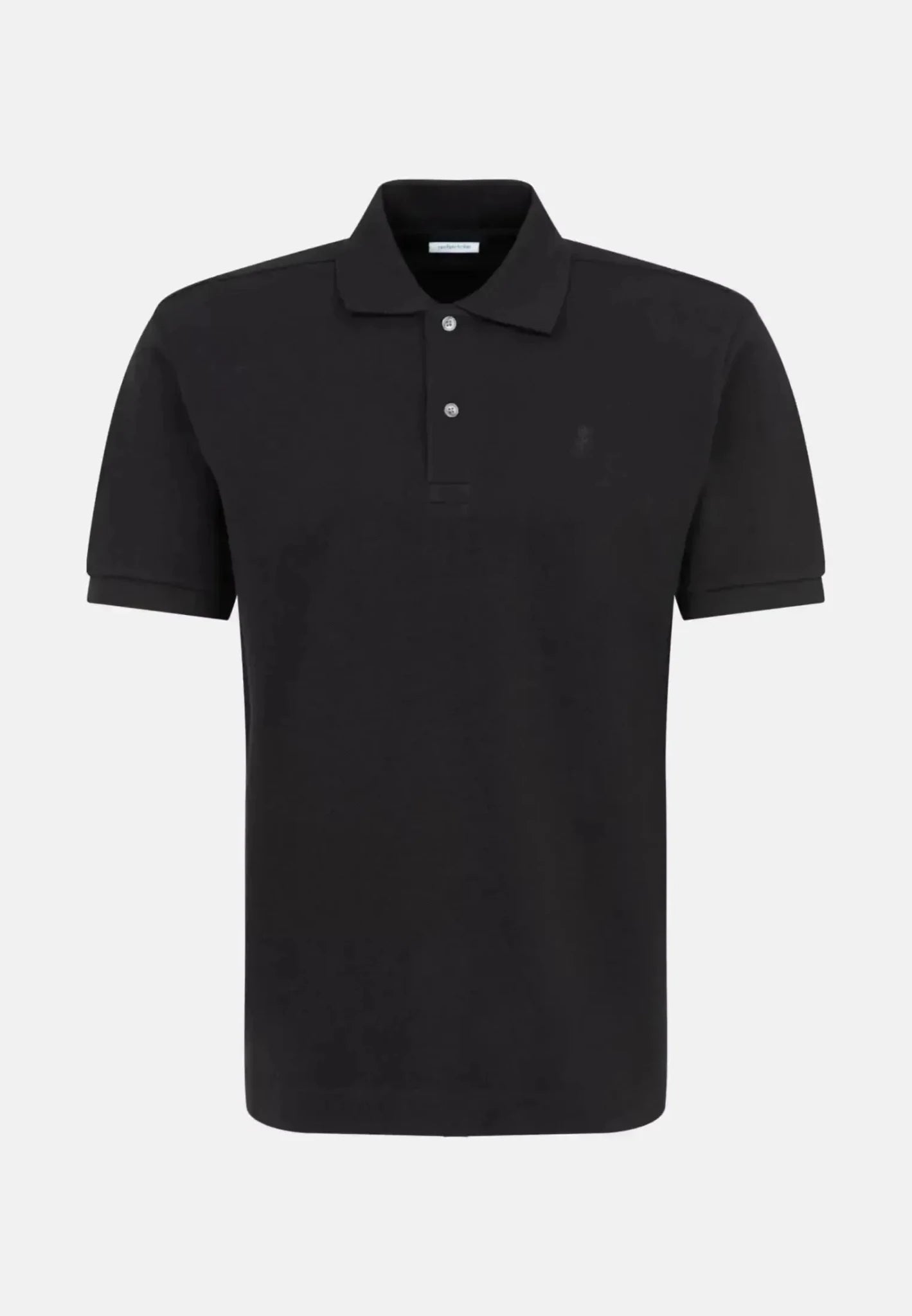 Seidensticker Regular Fit Pique Polo Shirt Black - 01.199530-39-S - northern threads uk