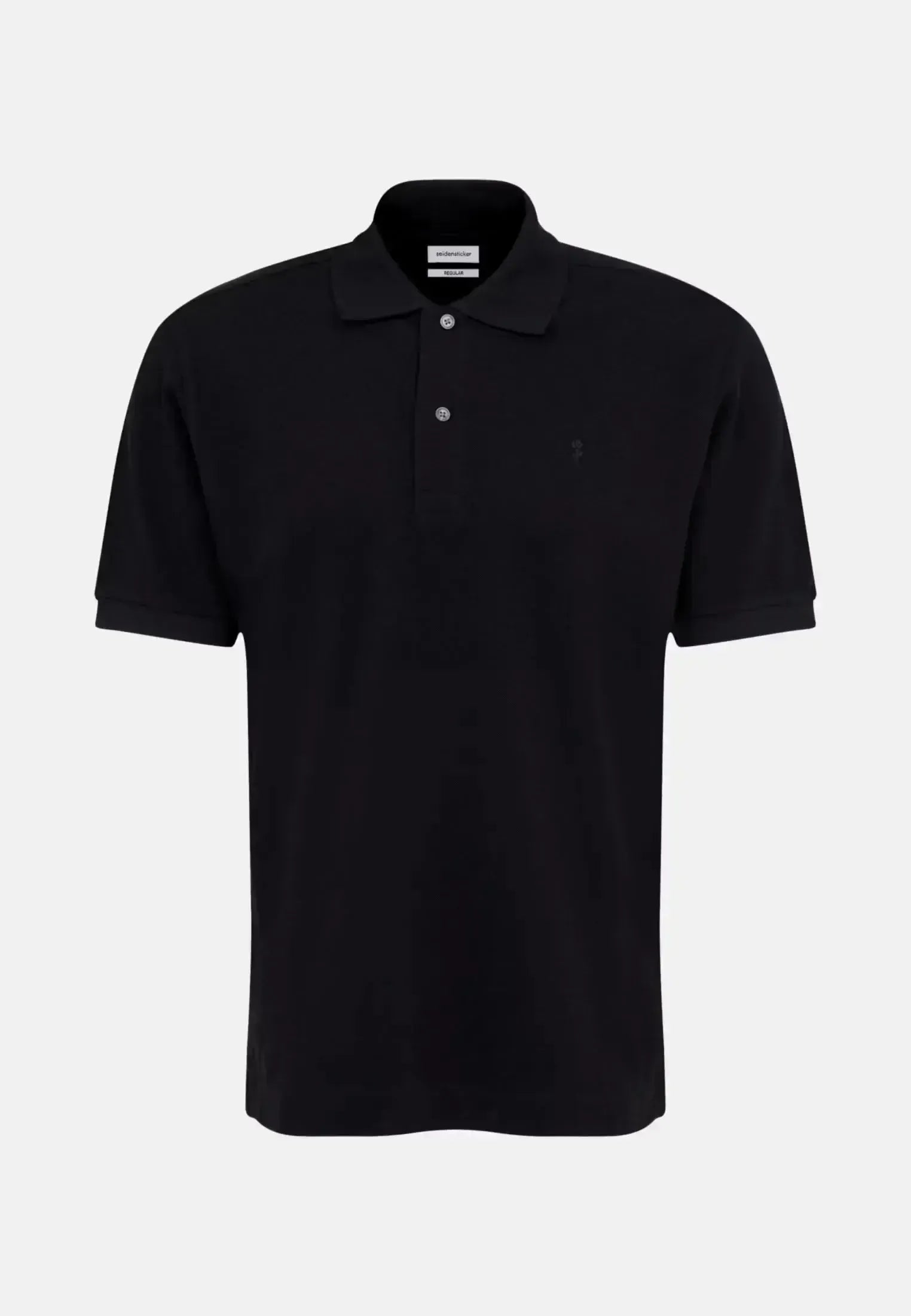 Seidensticker-Seidensticker Regular Fit Pique Polo Shirt Dark Blue-NORTHERN THREADS DESIGNER MENSWEAR