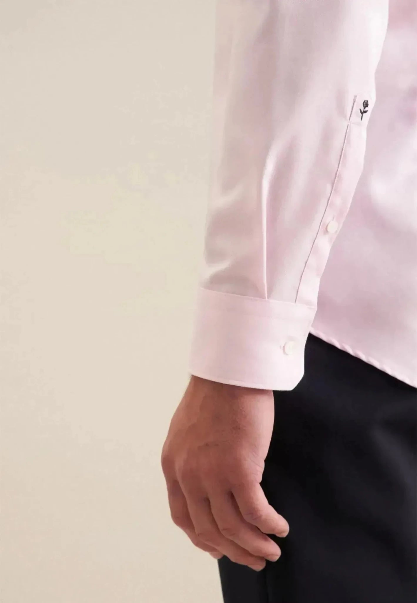 Seidensticker Slim Fit No Iron New Kent Business Shirt Pink - 01.643510-42-37 - northern threads uk