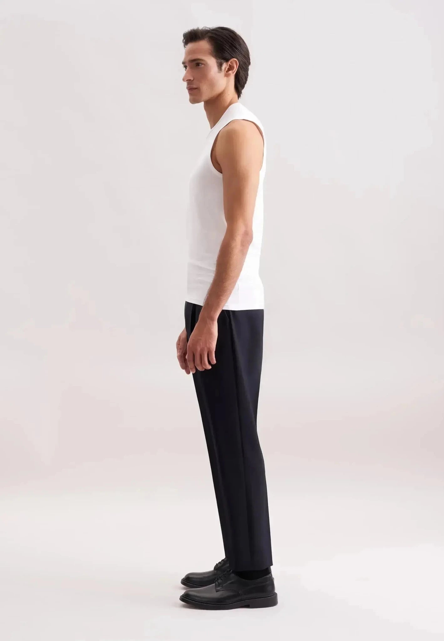 Seidensticker Stretch Cotton Vest White - 01.242492-01-S - northern threads uk