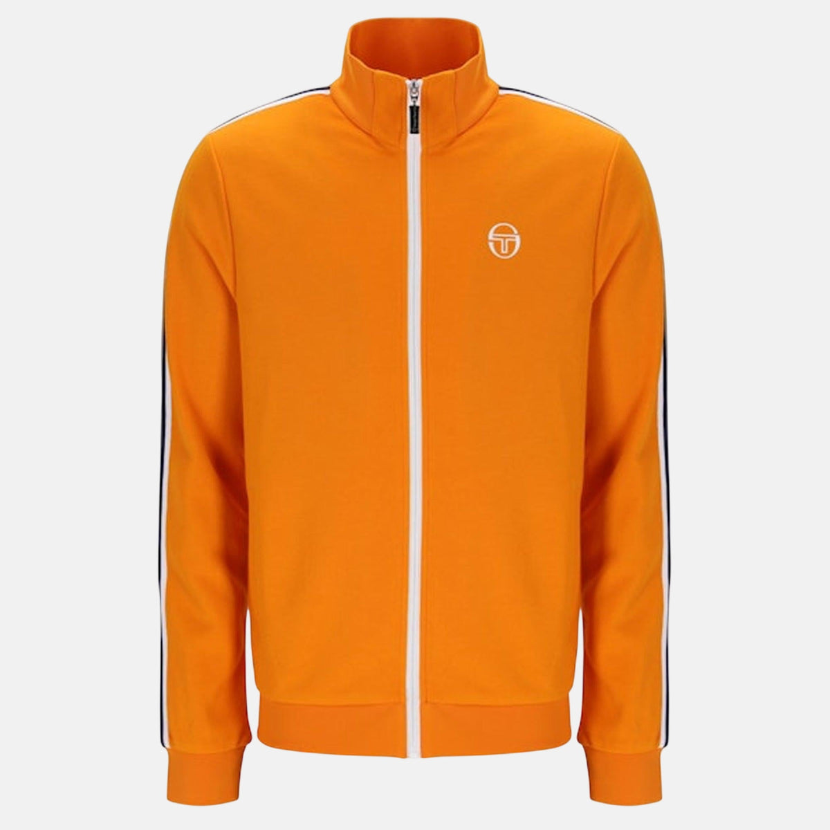 Sergio Tacchini Franco Track Top Jacket Orange Pepper/White | Northern Threads Designer Menswear