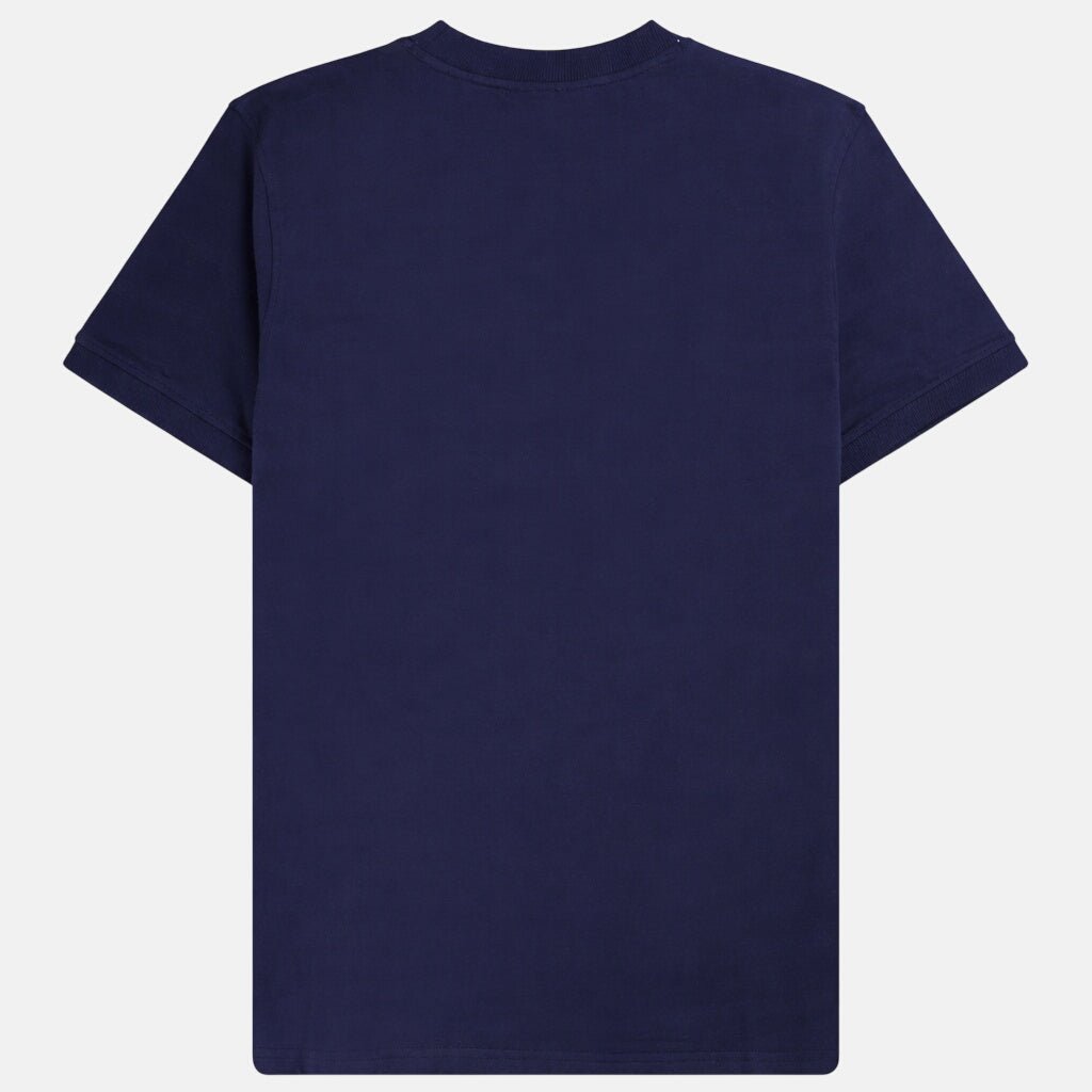 Sergio Tacchini Master T-Shirt Navy White Tonal | Northern Threads Designer Menswear