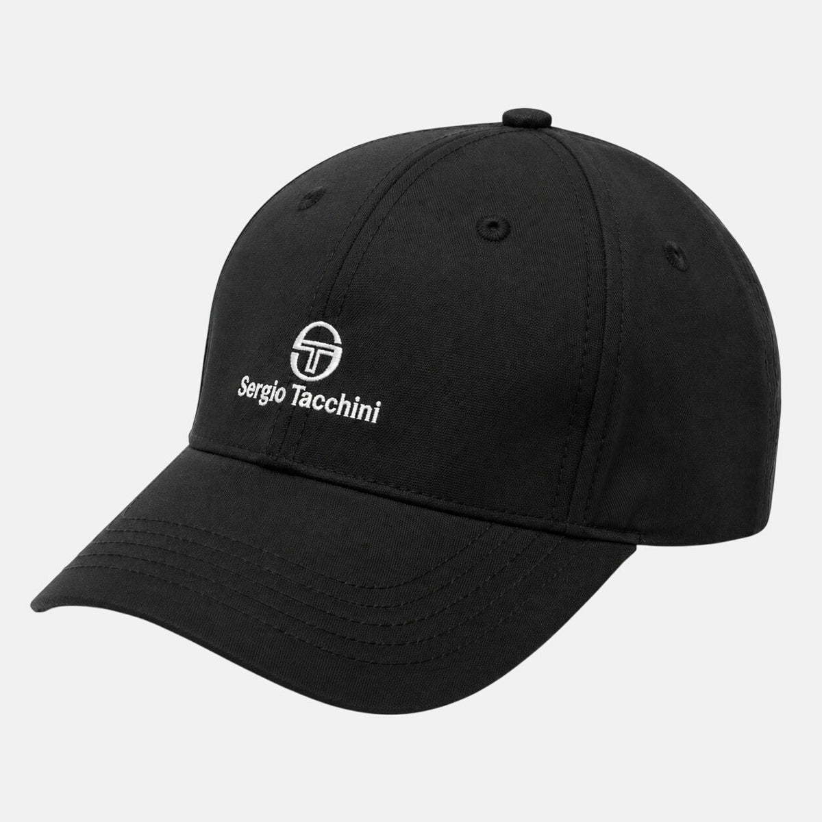 Sergio Tacchini Sentini 2 Classic Baseball Cap Black | Northern Threads Designer Menswear