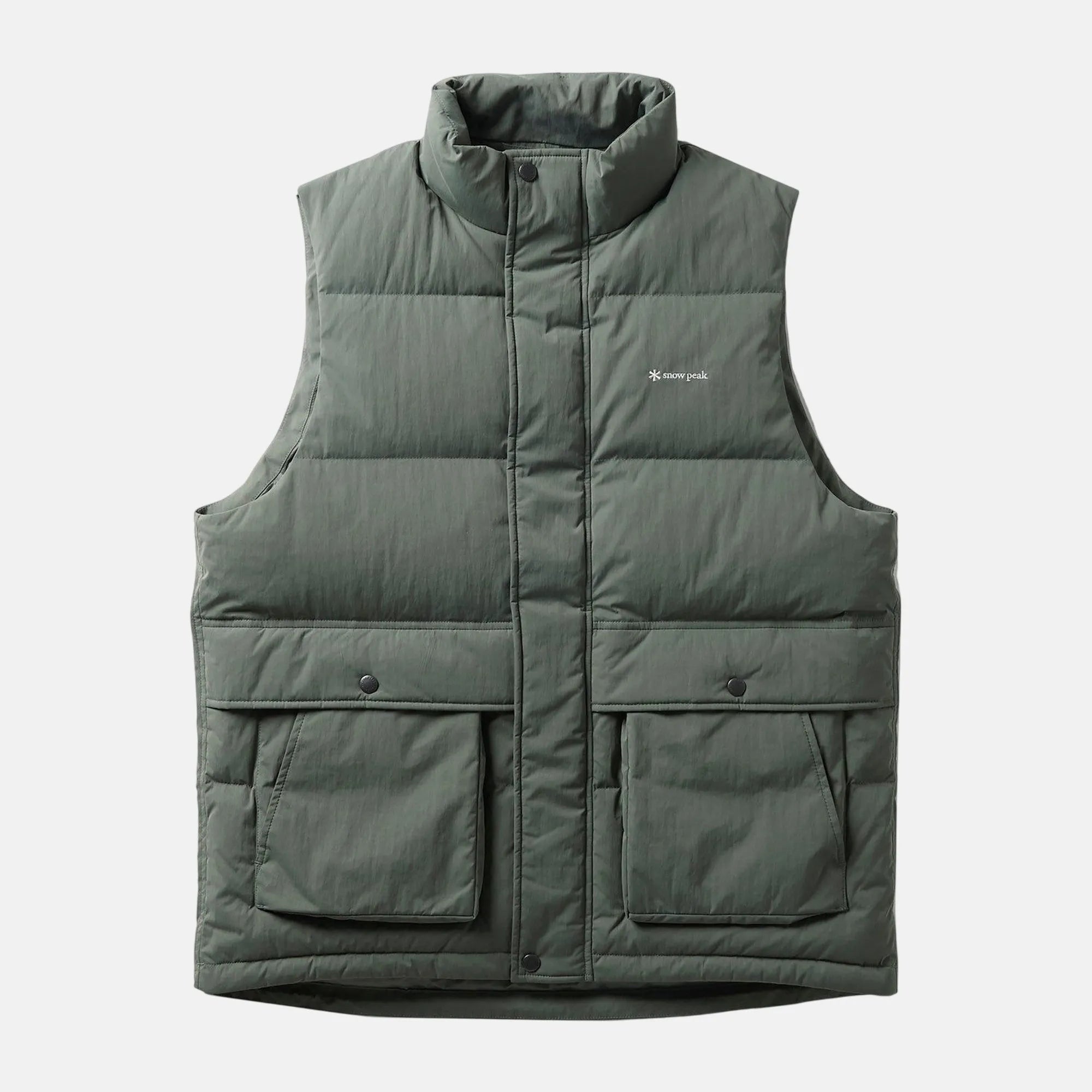 Snow Peak Everyday Down Vest Gilet Charcoal - SPR910-M - northern threads uk