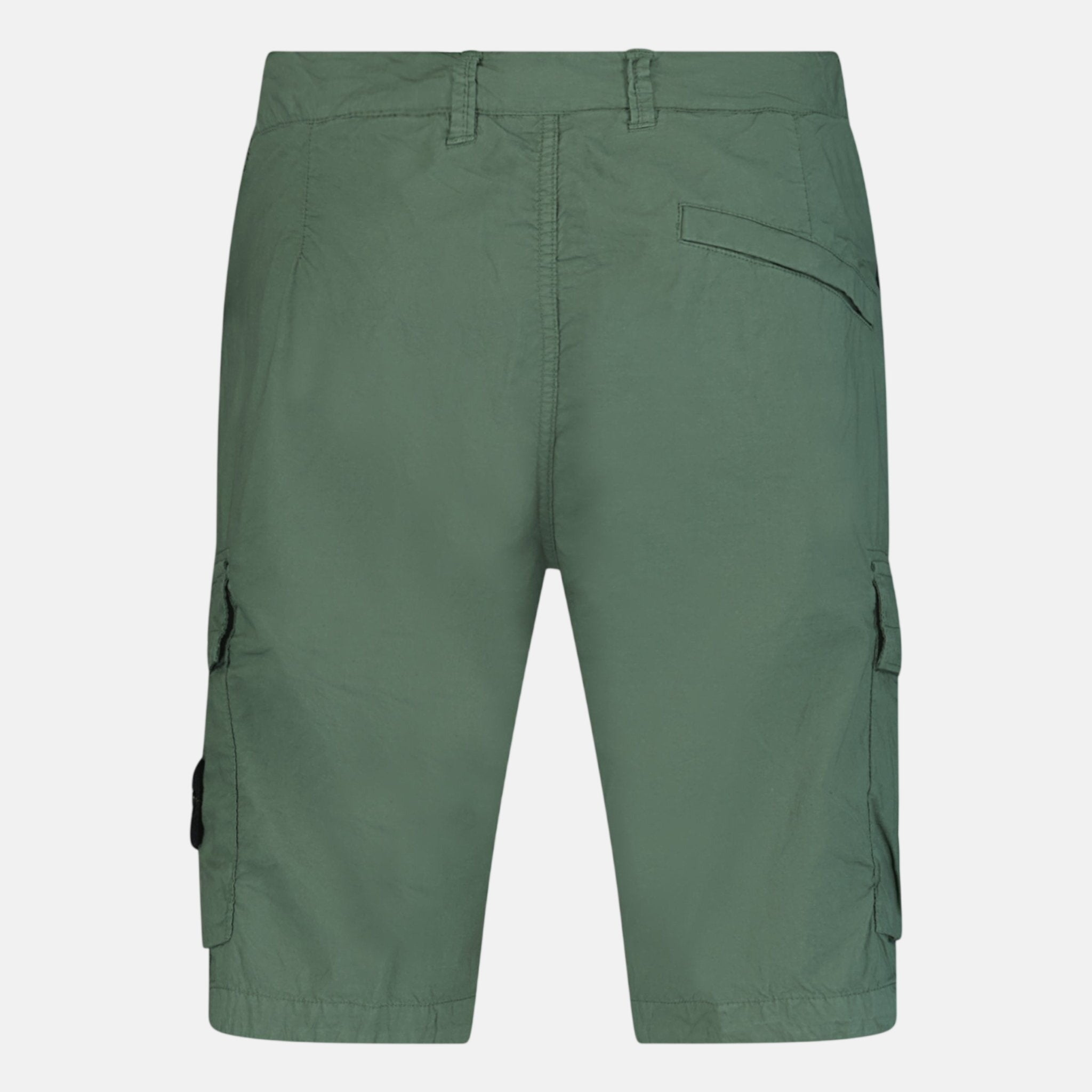 Stone Island Bermuda Cargo Shorts Dusk Green - northern threads