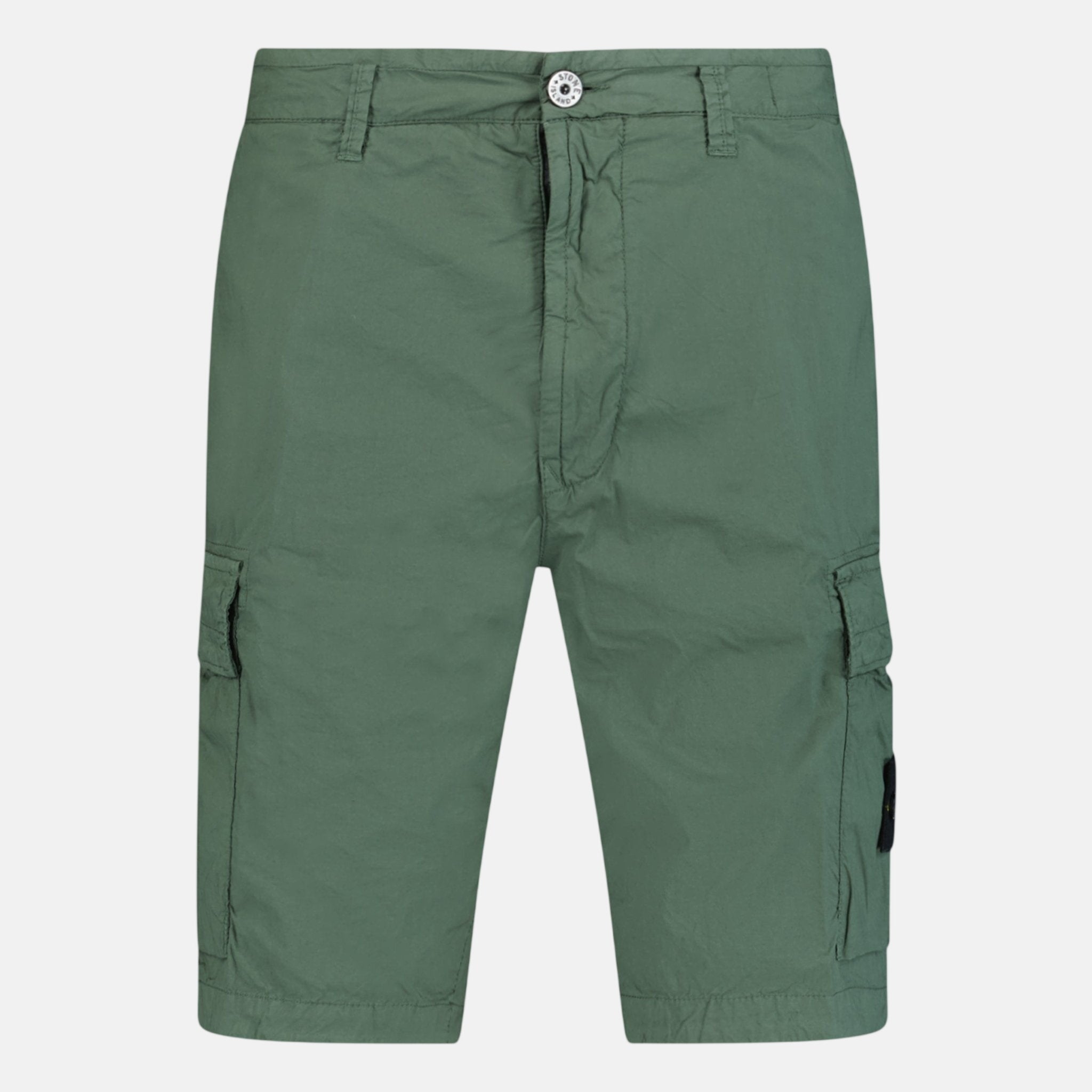 Stone Island Bermuda Cargo Shorts Dusk Green - A70 - northern threads uk