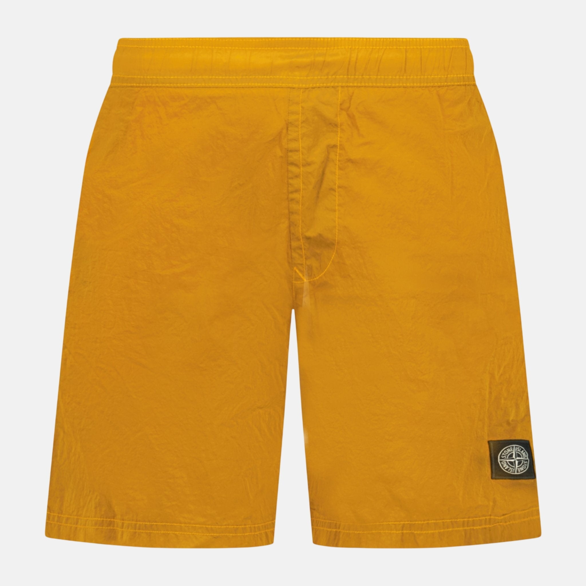 Stone Island Chrome Swim Shorts Burnt Orange - A35 - northern threads uk
