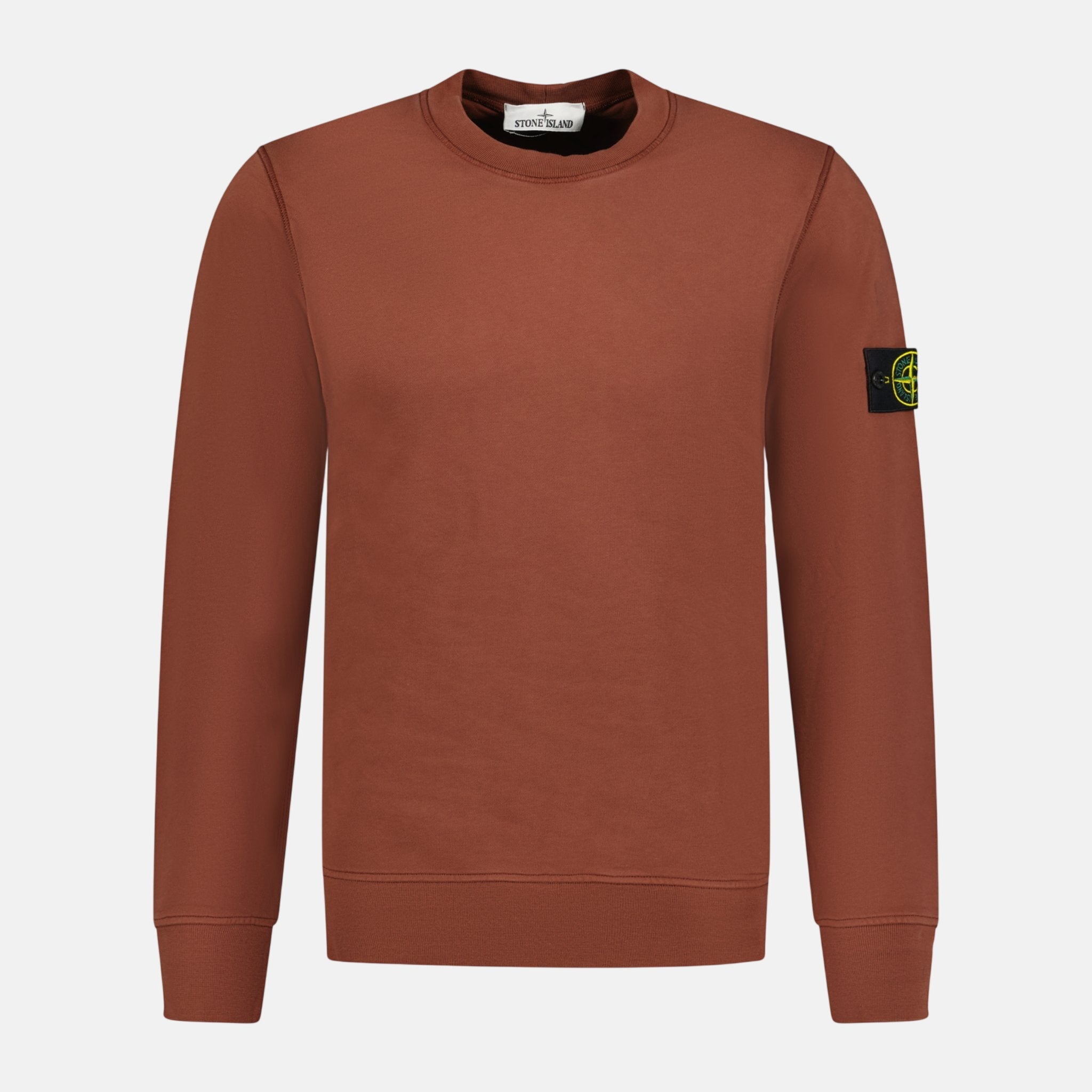 Stone Island Crewneck Sweatshirt Maroon - A68 - northern threads uk
