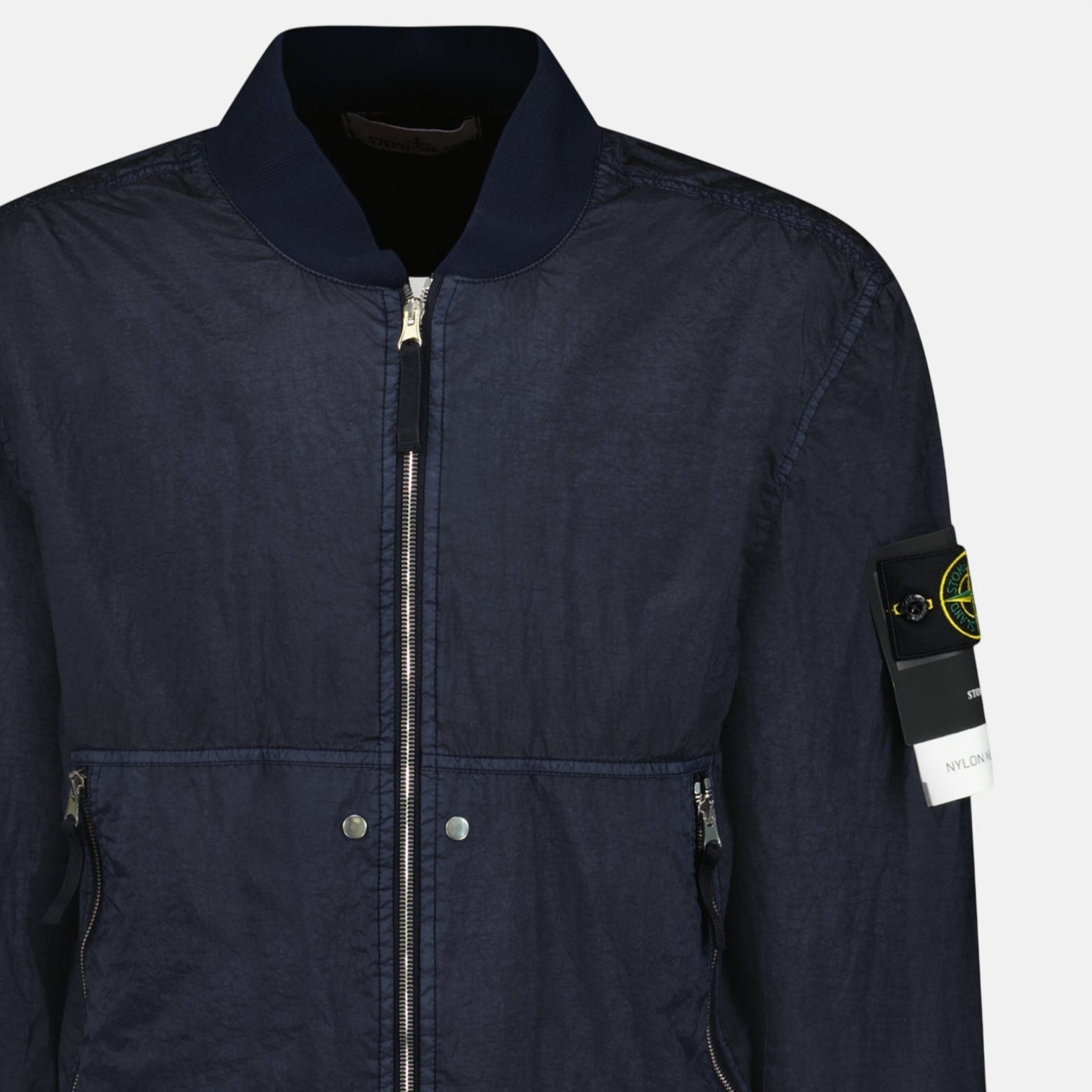 Stone Island Nylon Metal Watro - TC Bomber Jacket Navy - sku-56535783014781 - northern threads uk